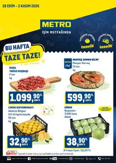 28 Ekim 2026 tarihinden itibaren geçerli olan Metro kataloğu önizlemesi