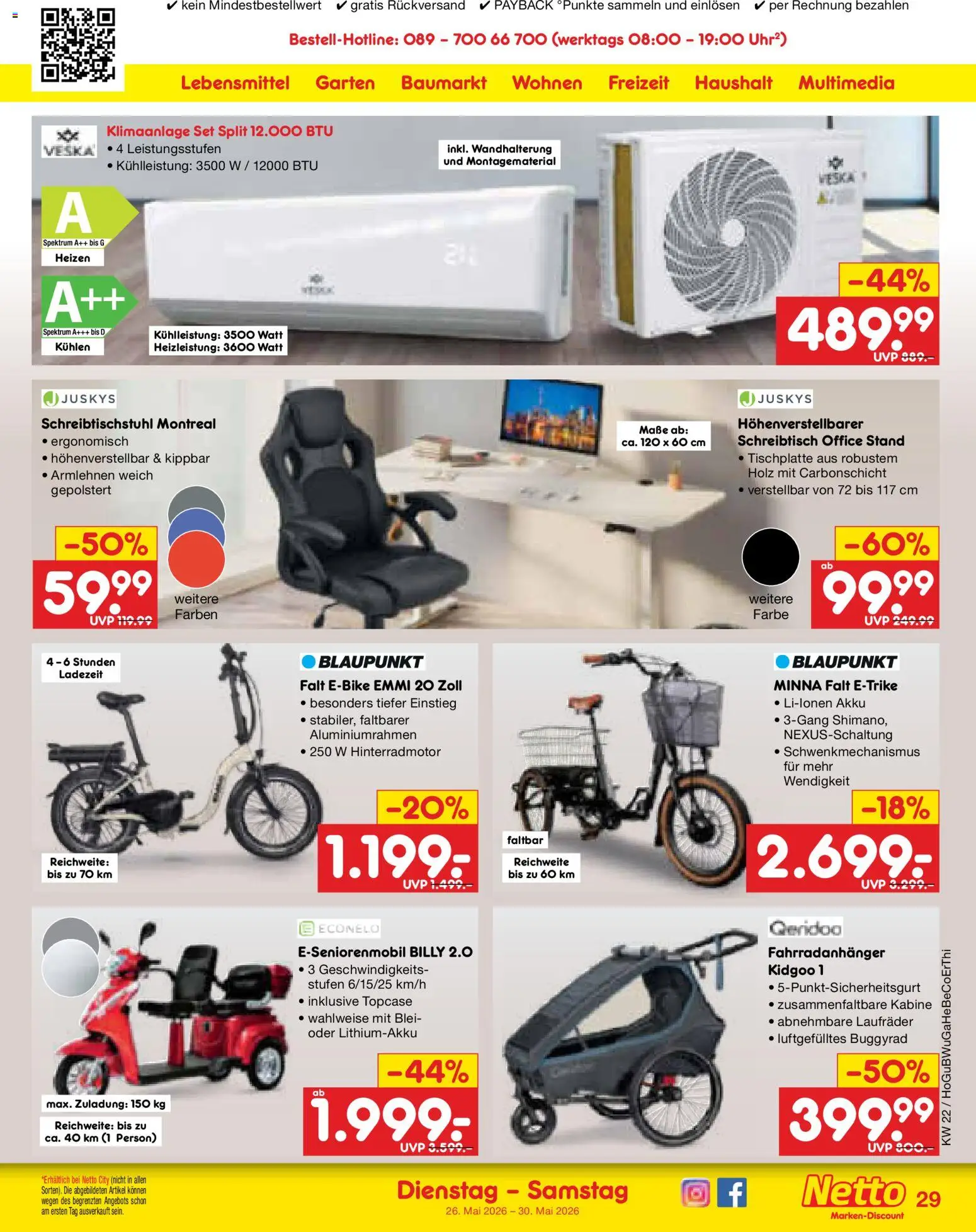 Netto Marken-Discount Prospekt 	 – gültig ab 26.05.2026 | Seite: 37 | Produkte: Klimaanlage
