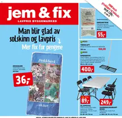 Forhåndsvisning av Jem & Fix kundeavis gyldig fra 21.06.2026