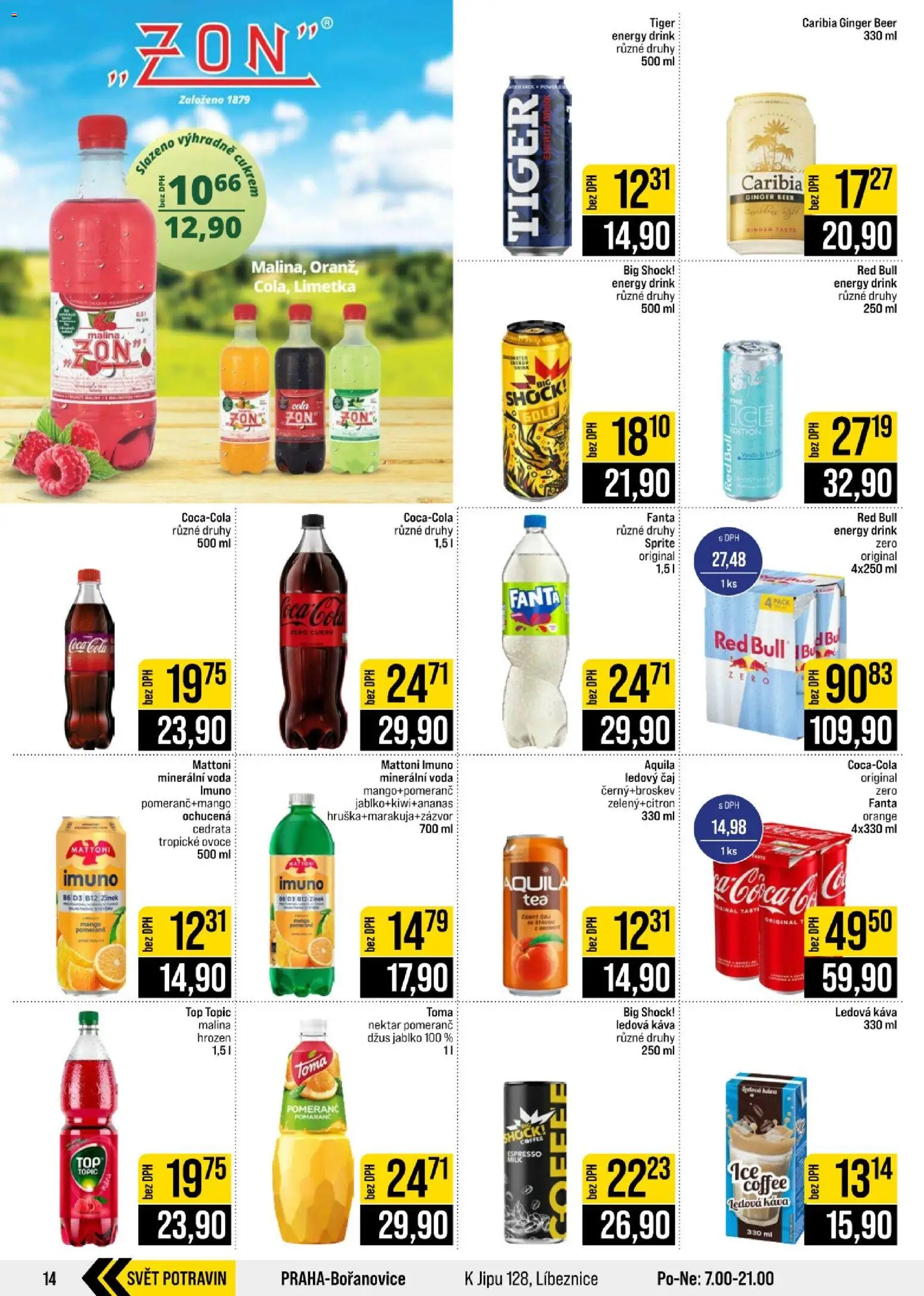 Jip leták - Cash & Carry od 30.09.2026 | Strana: 14 | Produkty: Mattoni, Ginger Beer, Fanta, Sprite