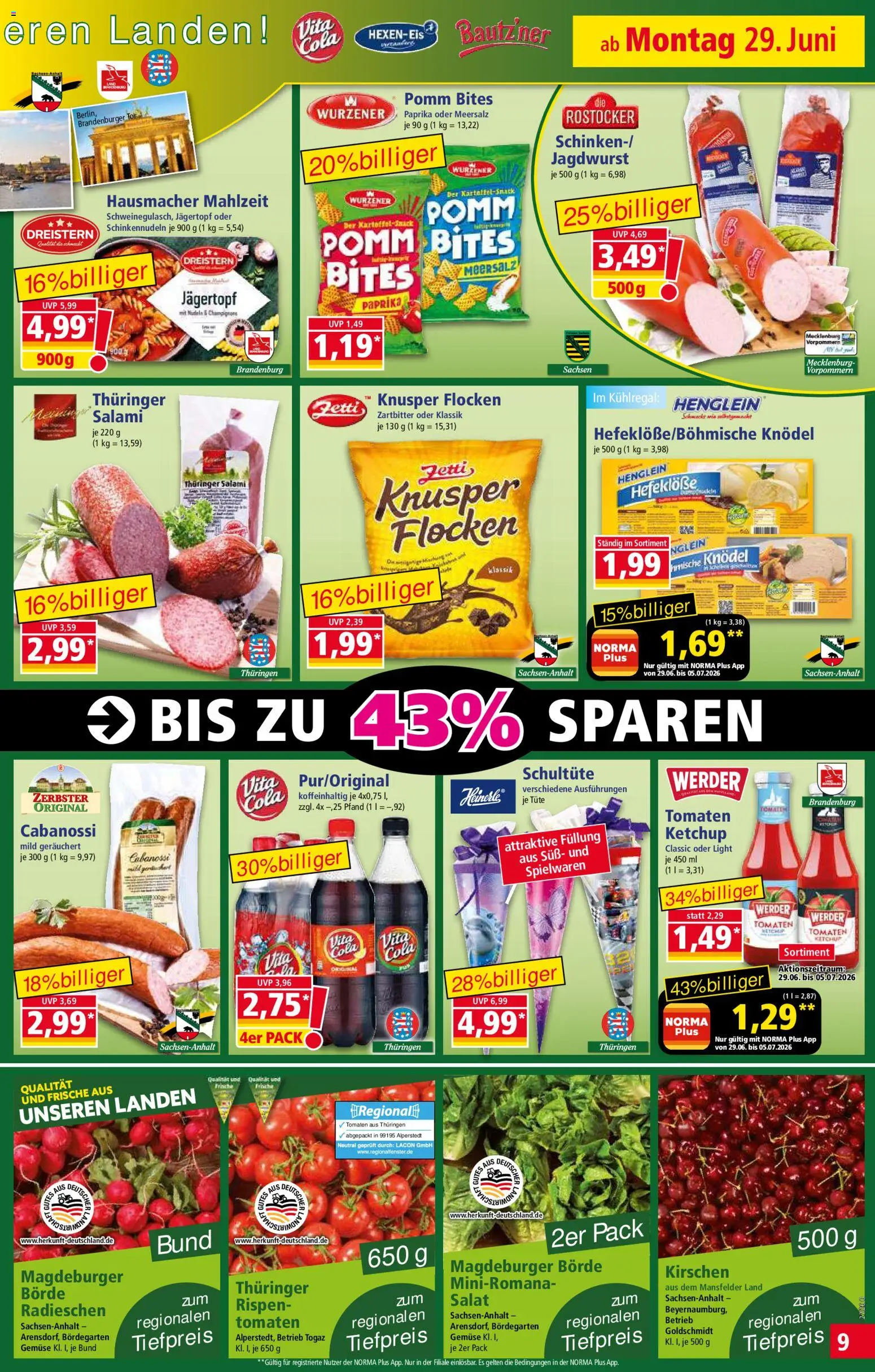 Norma Prospekt – gültig ab 29.06.2026 | Seite: 9