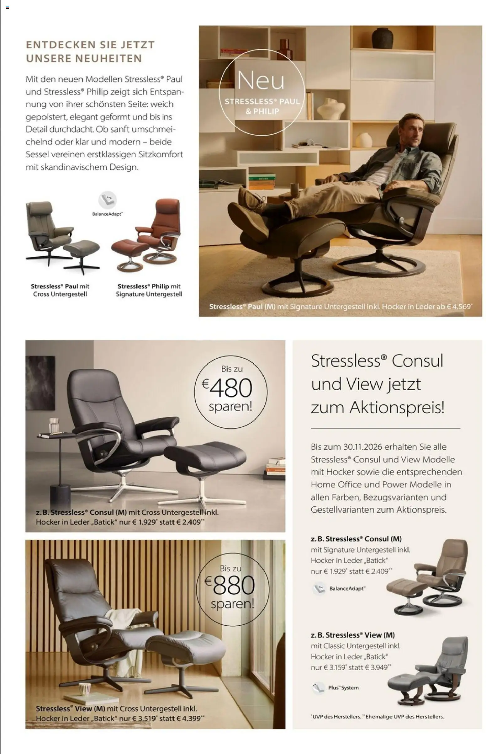 XXXLutz Stressless – gültig ab 01.10.2026 | Seite: 4 | Produkte: Hocker, Sessel