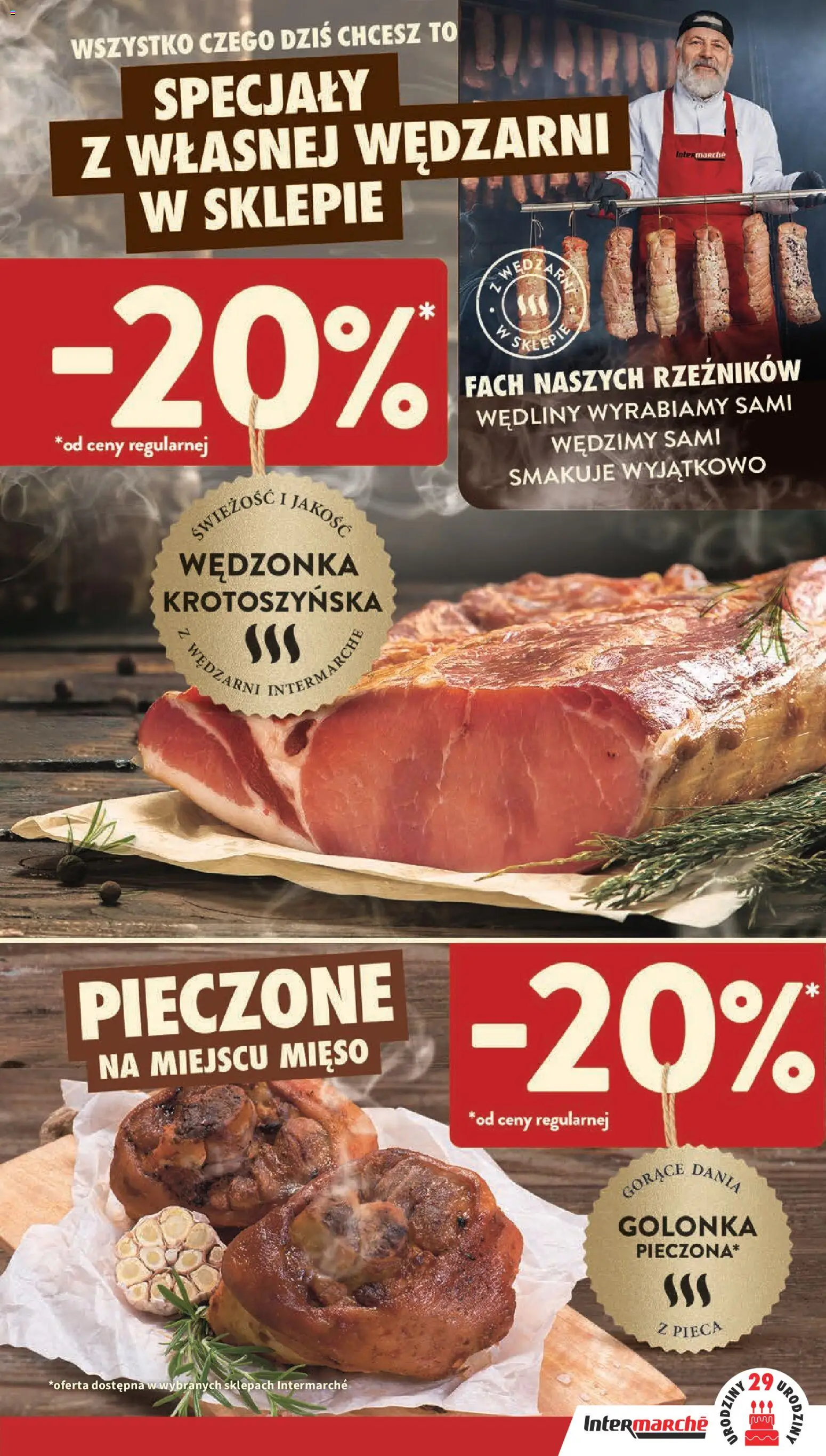 Intermarche gazetka od 01.10.2026 | Strona: 15 | Produkty: Golonka, Specjały, Mięso, Wędliny