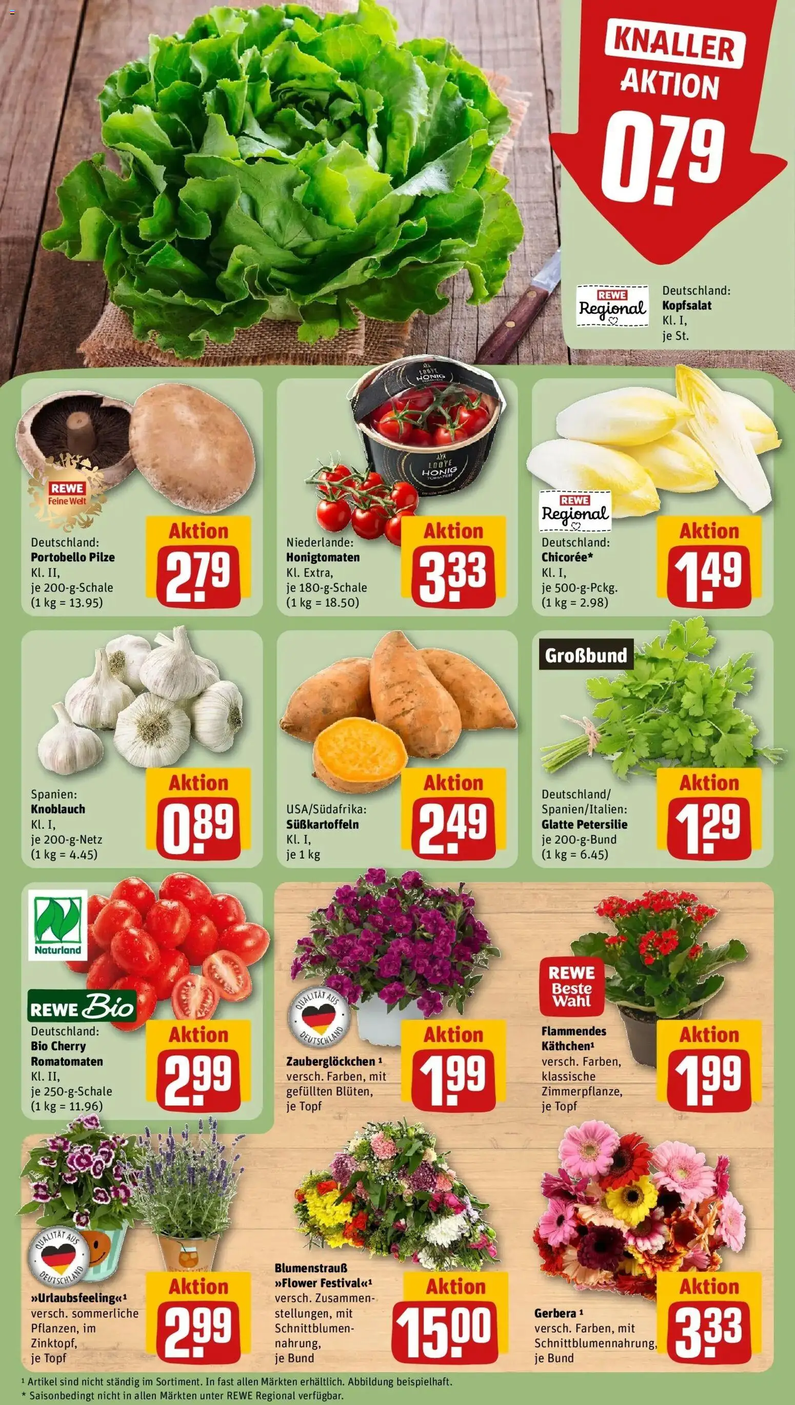 Rewe Prospekt Vöhringen – gültig ab 08.06.2026 | Seite: 7 | Produkte: Knoblauch, Petersilie