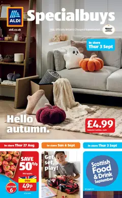 Preview of Weekly offers Scottish Specialbuys Aldi valid from 03/09/2026