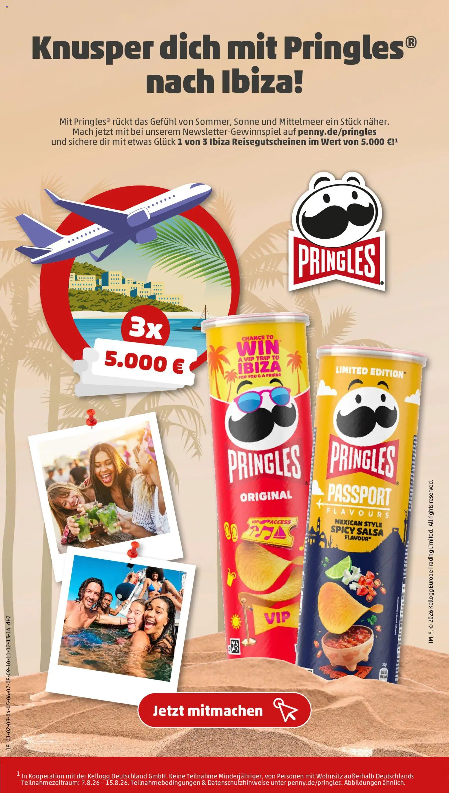 Penny Prospekt – gültig ab 10.08.2026 | Seite: 20 | Produkte: Pringles, Chips