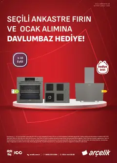01 Eylül 2026 tarihinden itibaren geçerli olan Arçelik kataloğu önizlemesi