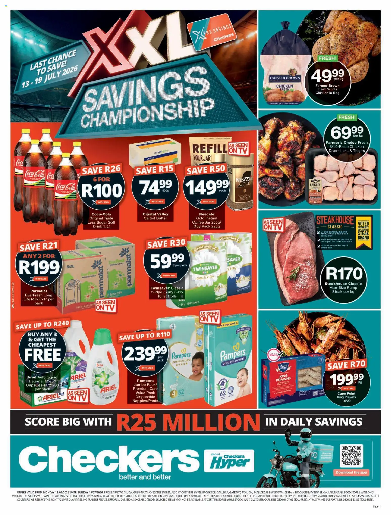 Checkers Specials (13/07/2026 - 19/07/2026) → Catalogue catalogue cover