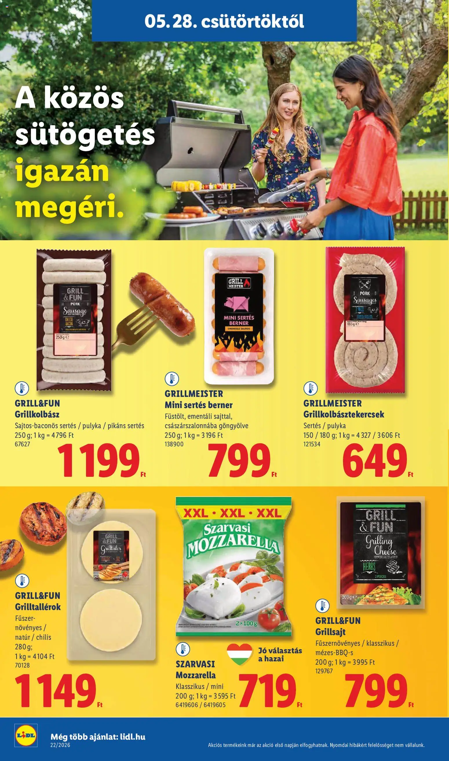 Lidl akciós ujság - amely érvényes a következő dátumtól: 28.05.2026 | Oldal: 26