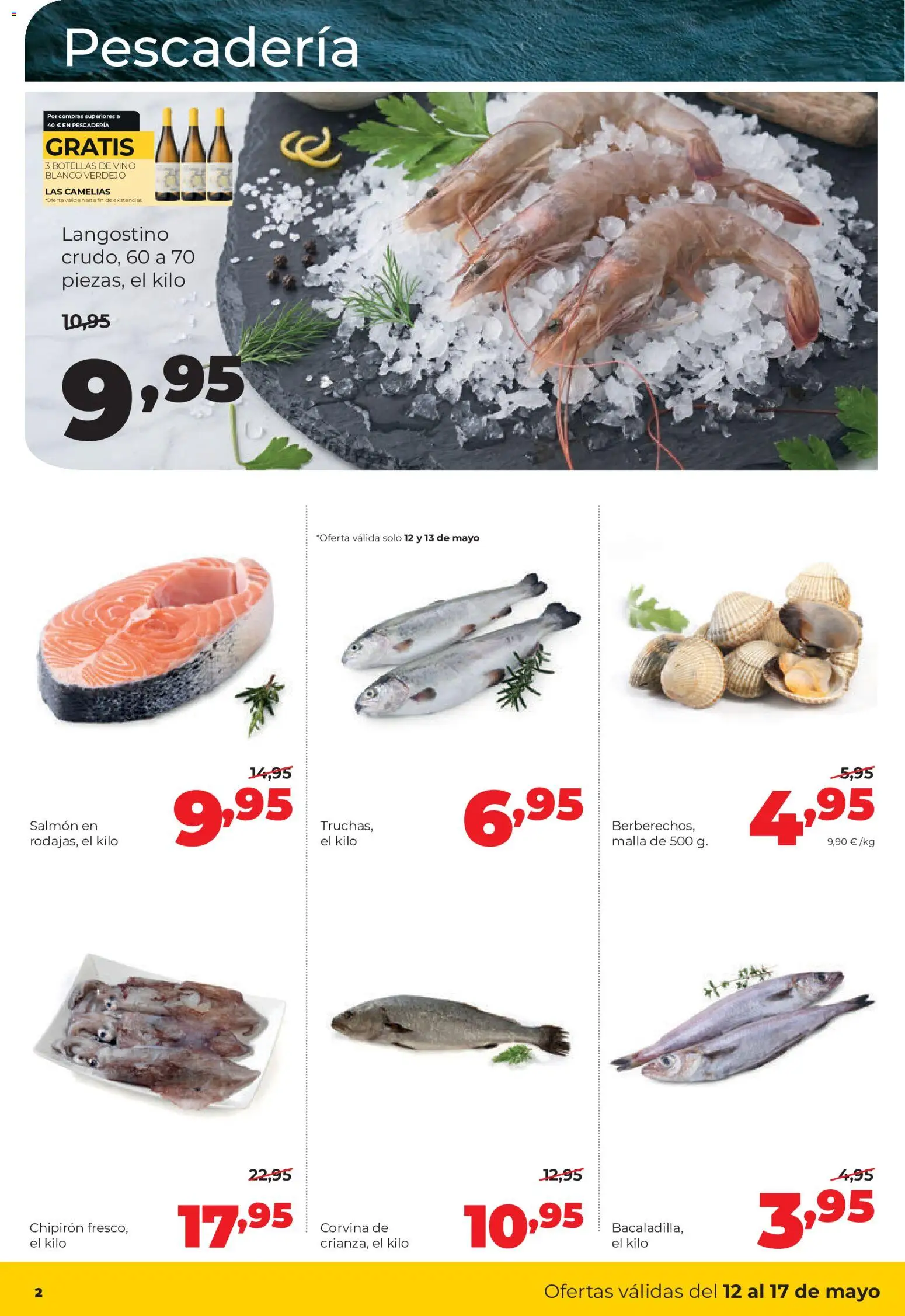 Alimerka folleto Asturias │ válido desde el 11.05.2026 | Página: 2 | Productos: Vino, Langostino