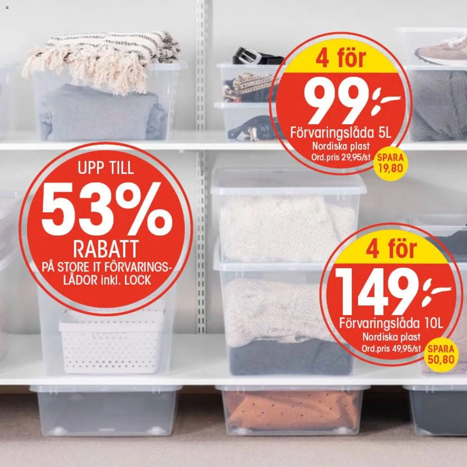 EKO reklamblad aktuell från 10/08/2026 | Sida: 7 | Produkter: Lock, Förvaringslåda