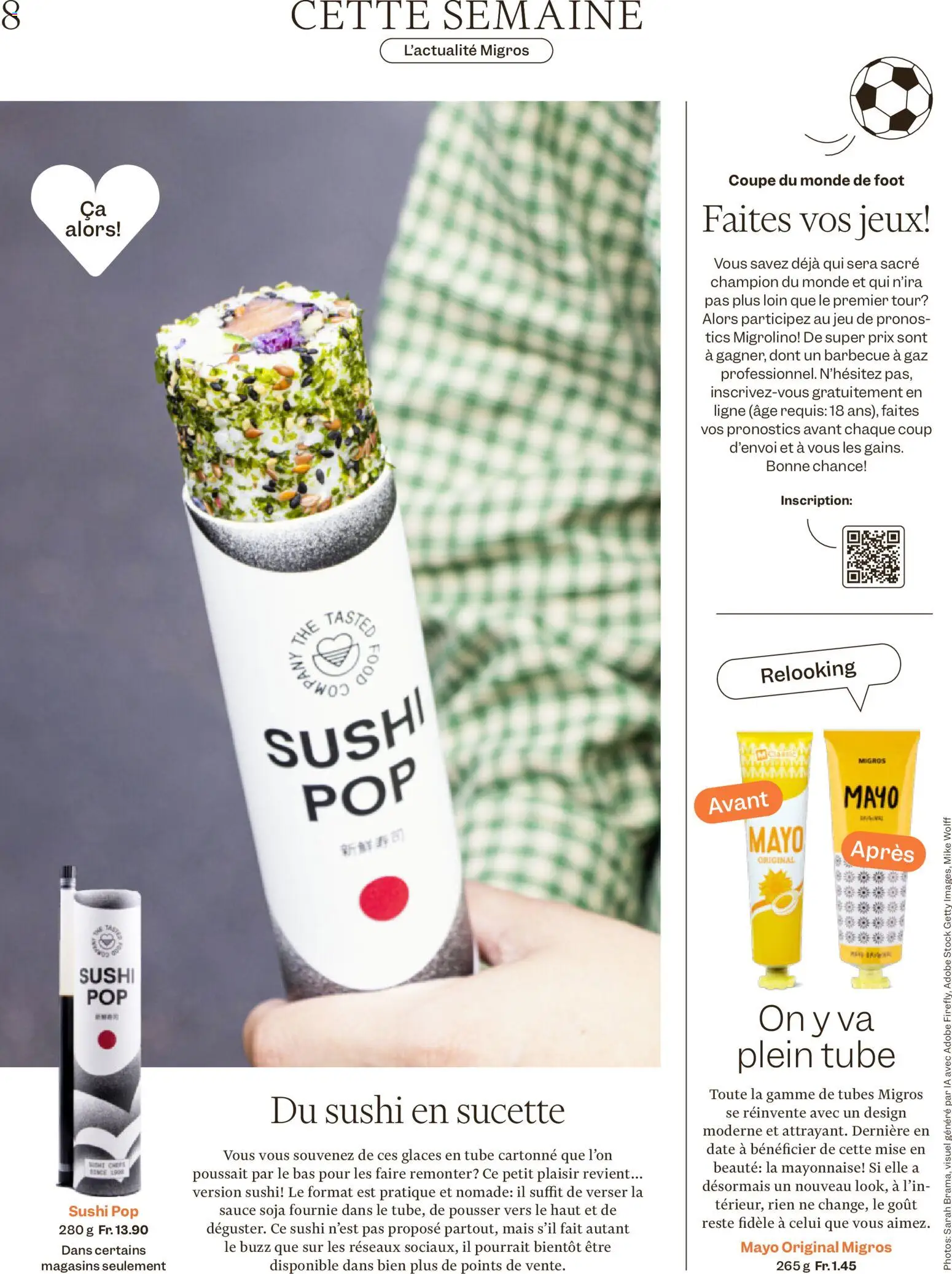 Migros aktionen Magazine FR – gültig ab 17.06.2026 | Seite: 8 | Produkte: Mayonnaise