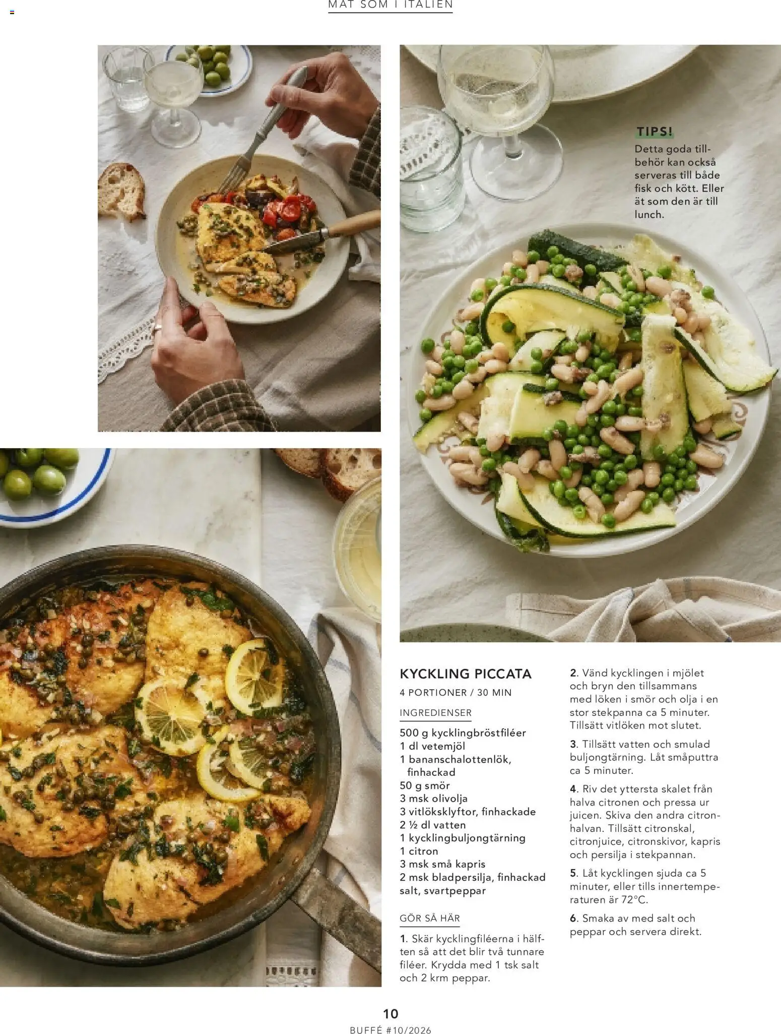 ICA Maxi reklamblad aktuell från 01/10/2026 | Sida: 10 | Produkter: Fisk, Olivolja, Olja, Vetemjöl
