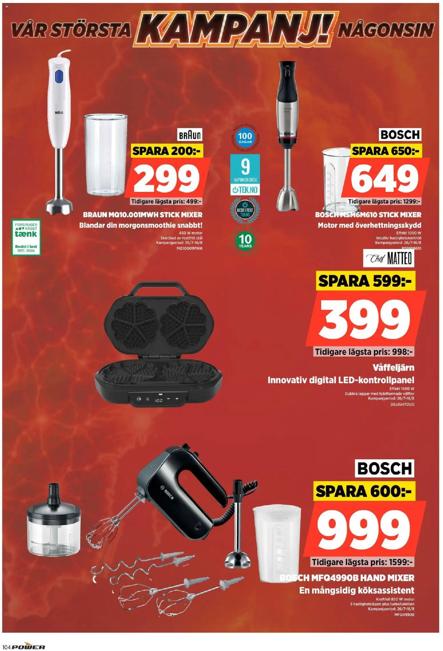 Power reklamblad aktuell från 03/08/2026 | Sida: 104