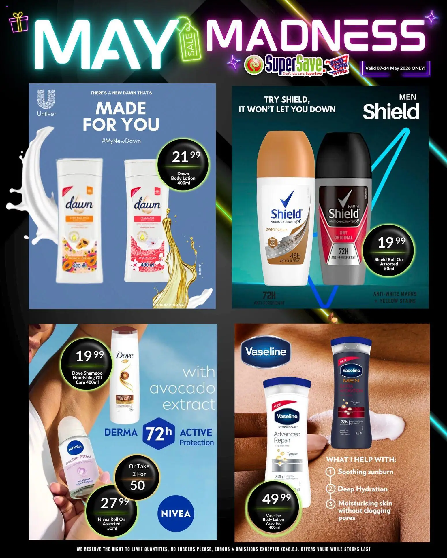 New Super Save catalogue – valid from 07.05.2026 | Page: 45 | Products: Oil, Fragrance, Shampoo, Antiperspirant