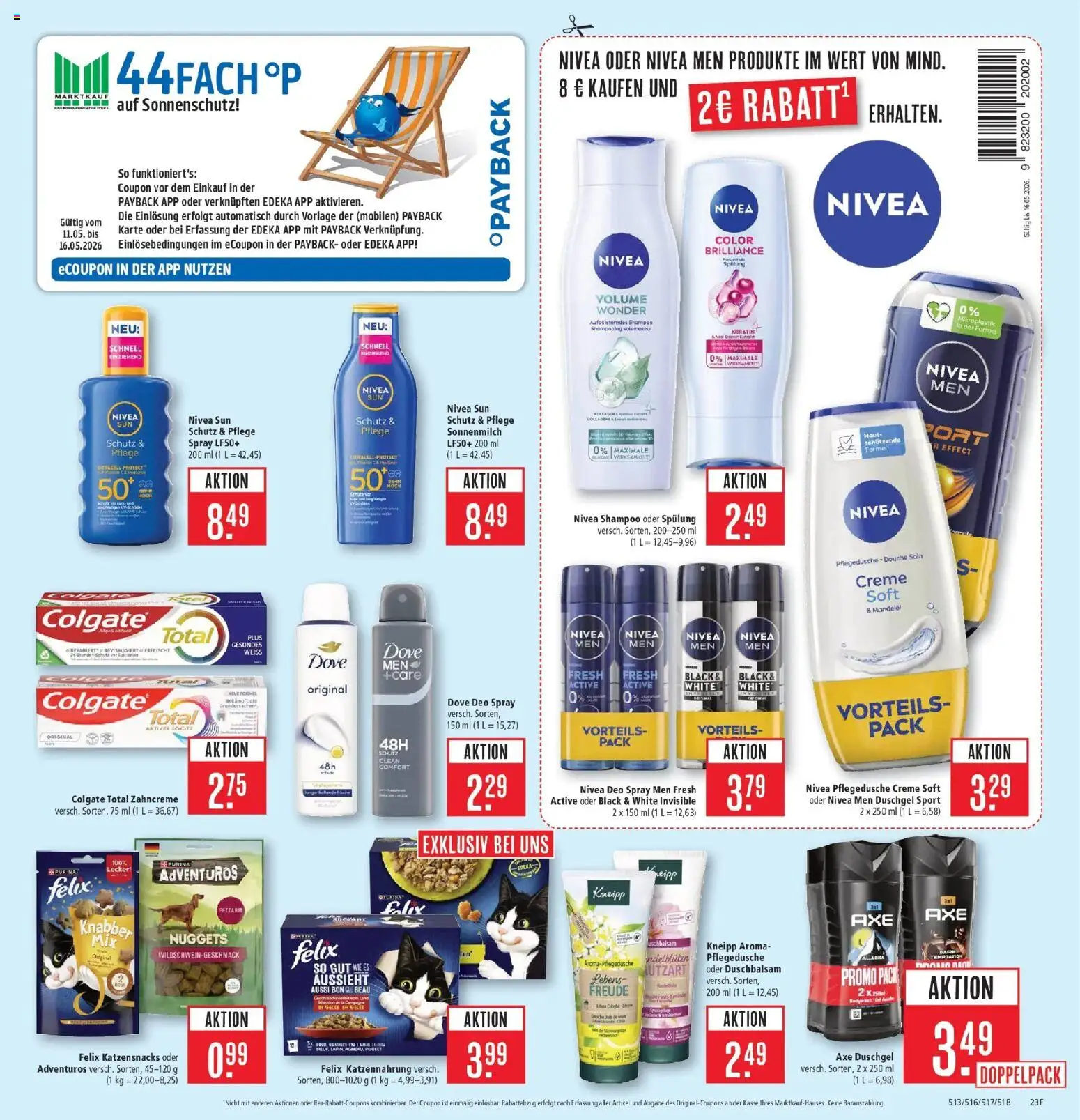 Marktkauf Prospekt Friedrichshafen	 – gültig ab 10.05.2026 | Seite: 29 | Produkte: Shampoo, Creme, Duschgel, Axe