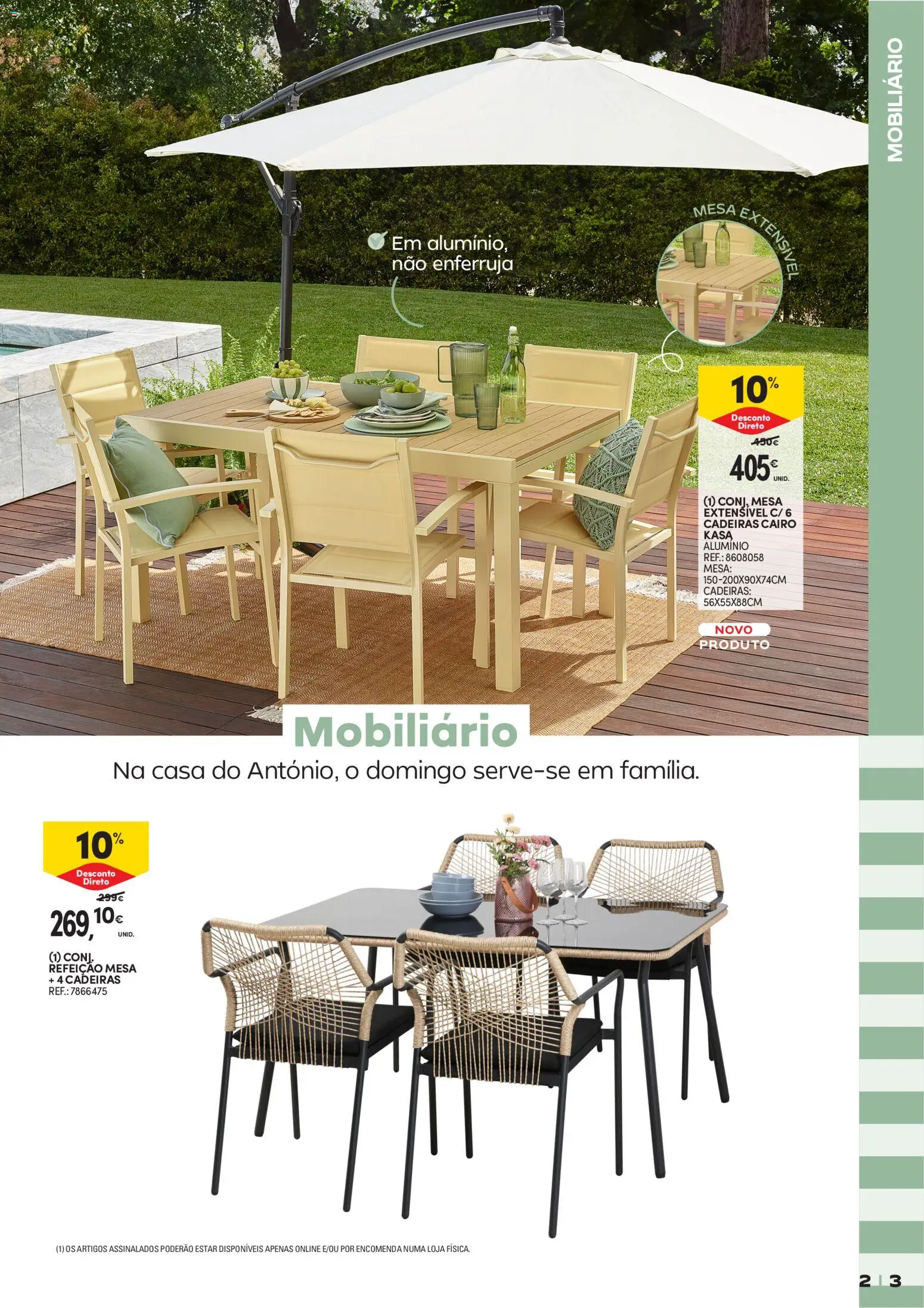 Continente  Açores: Verão │ válido de 26.05.2026 | Página: 3 | Produtos: Cadeiras, Mesa