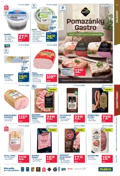 Náhled letáku Makro leták - Maloobchod od 07.10.2026 | Strana: 3 | Produkty: Knedlík, Luncheon meat, Šunka, Uzeniny