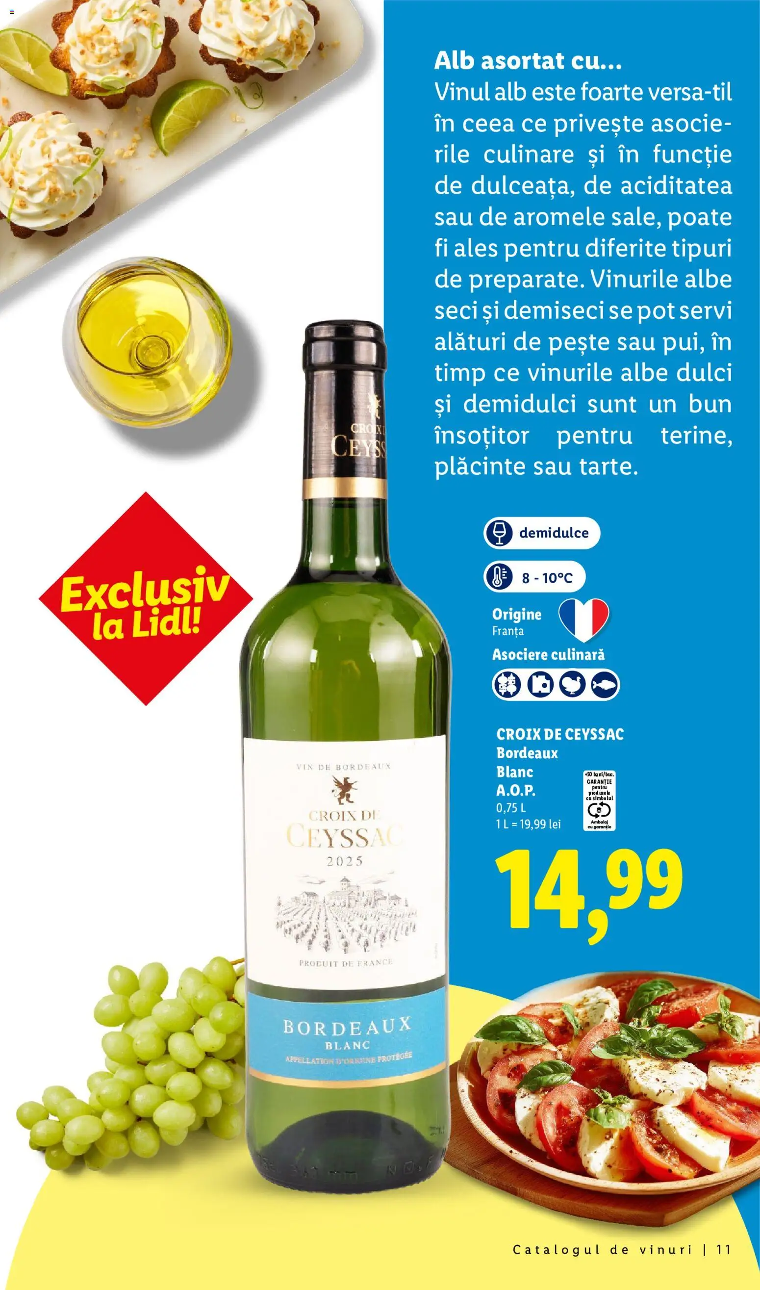 Noul catalog Lidl – valabil de la 28.09.2026 | Pagină: 11 | Produse: Vin, Pește