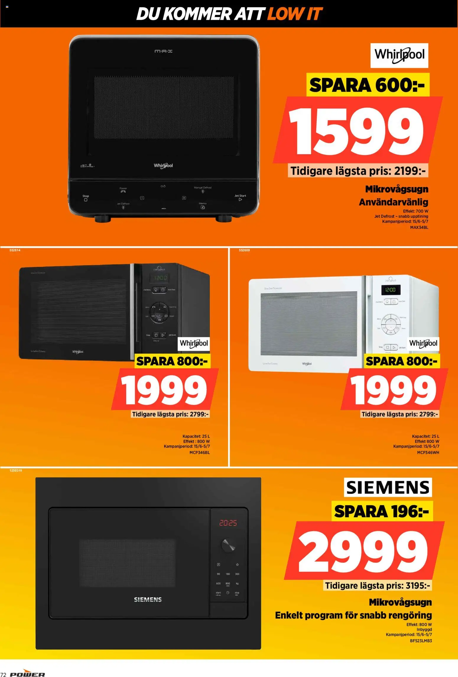 Power reklamblad aktuell från 29/06/2026 | Sida: 72