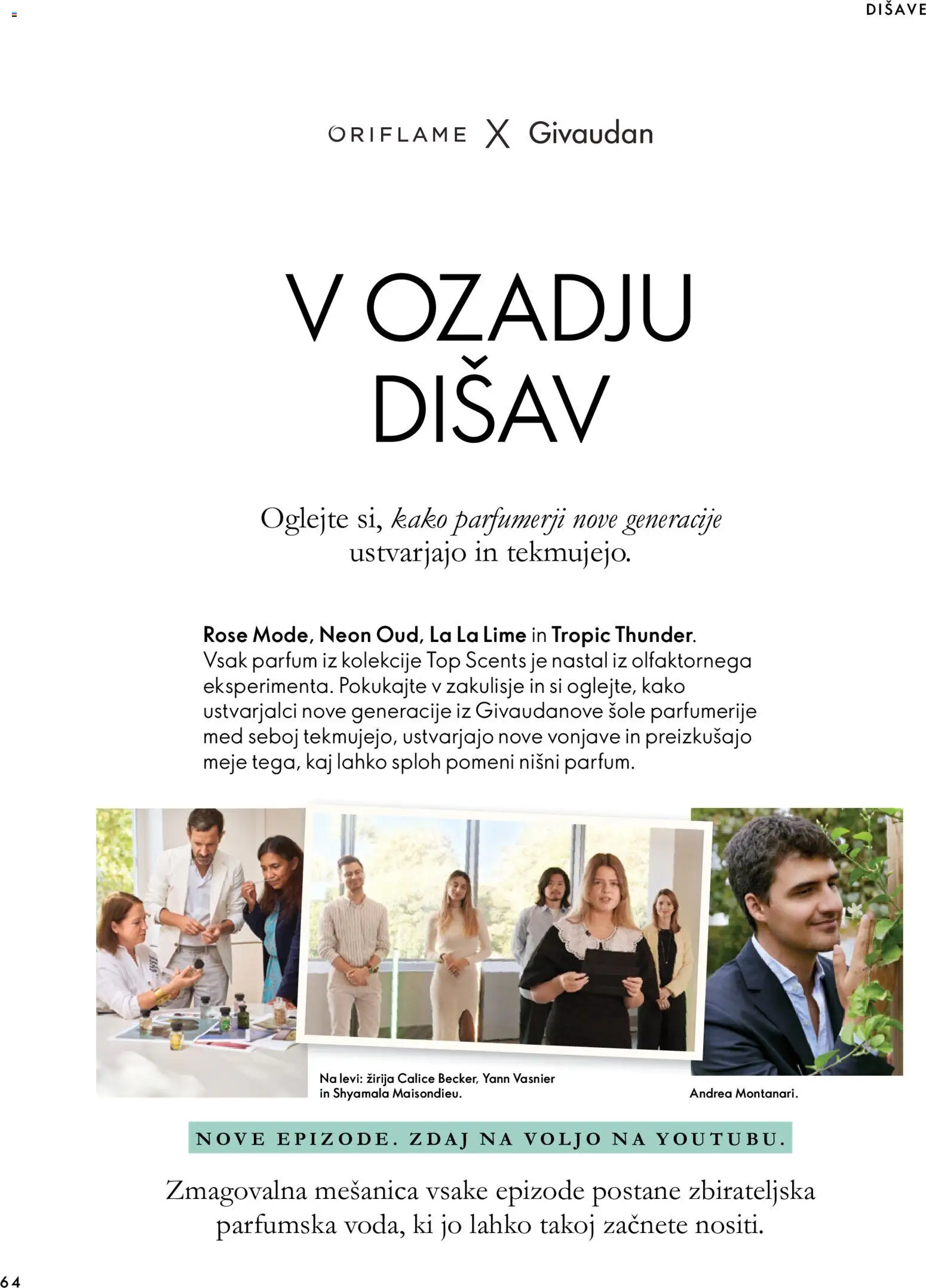 Novi Oriflame katalog ponudbe – veljaven od 07.10.2026 | Stran: 64 | Izdelki: Med, Parfum