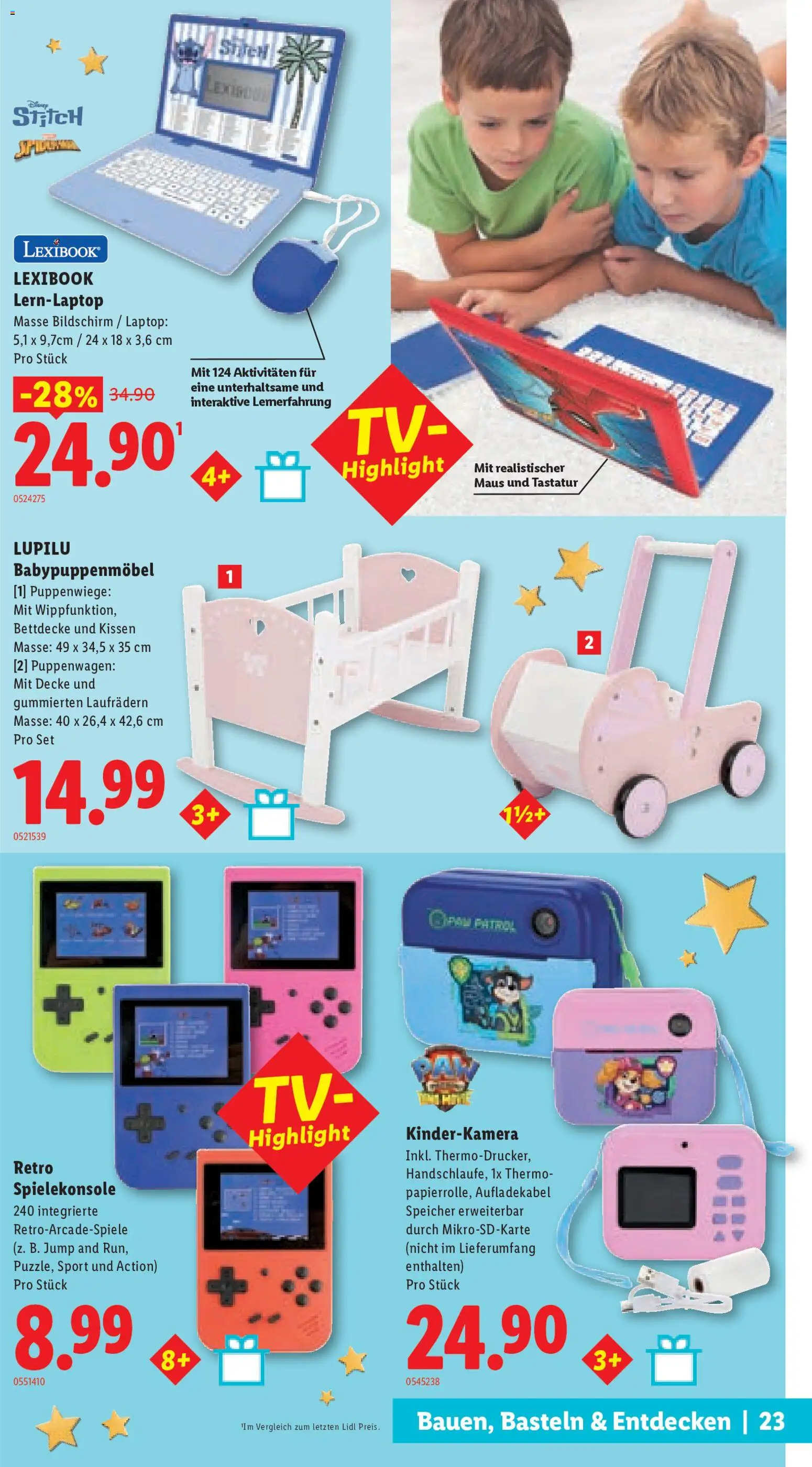 Lidl aktionen Spielwaren – gültig ab 29.10.2026 | Seite: 23