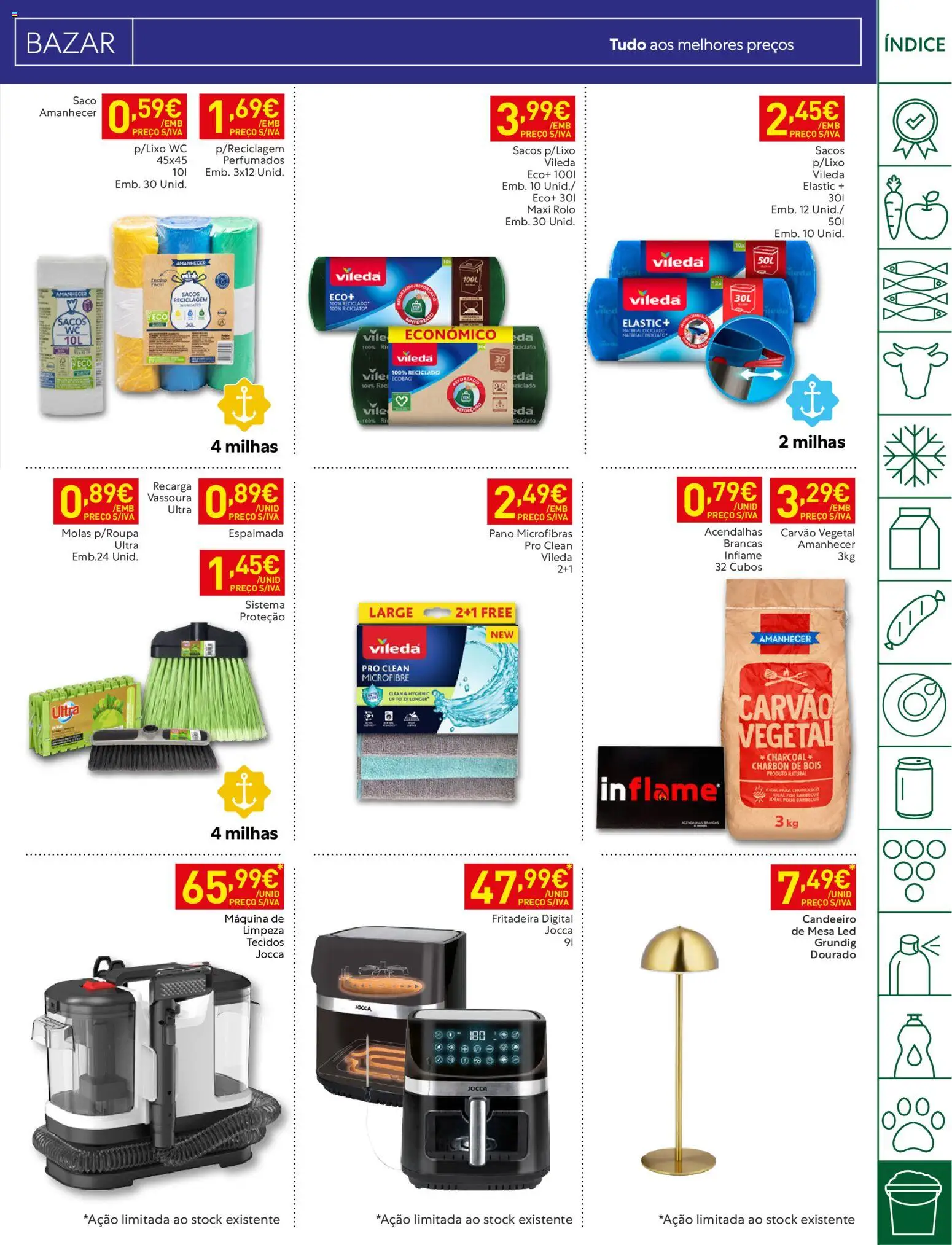 Recheio folheto Madeira │ válido de 13/10/2026 | Página: 39 | Produtos: Candeeiro, Saco, Carvão vegetal, Vassoura