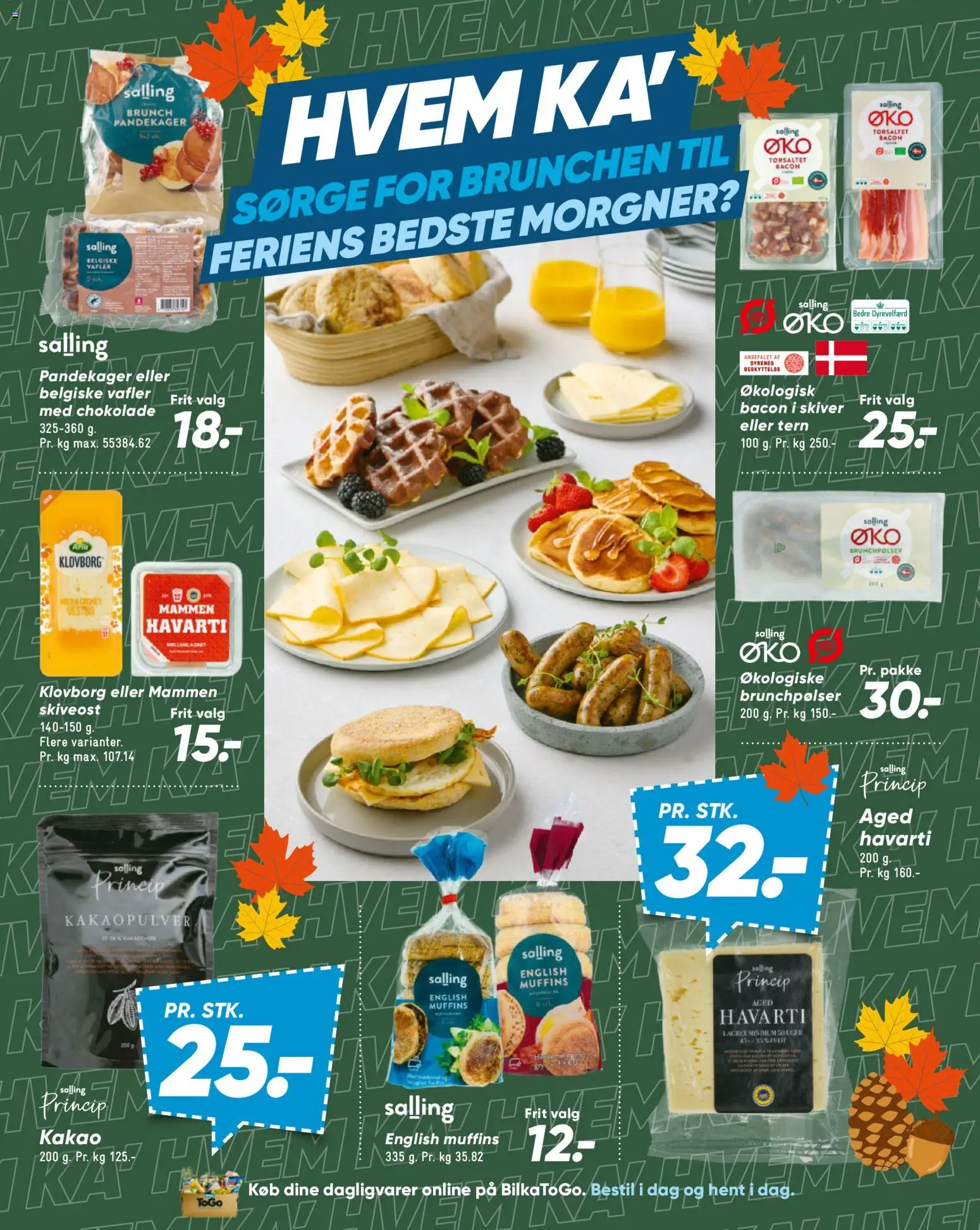 Bilka tilbudsavis – gyldig fra 09/10/2026 | Side: 30 | Produkter: Kakao, Skiveost, Bacon, Muffins