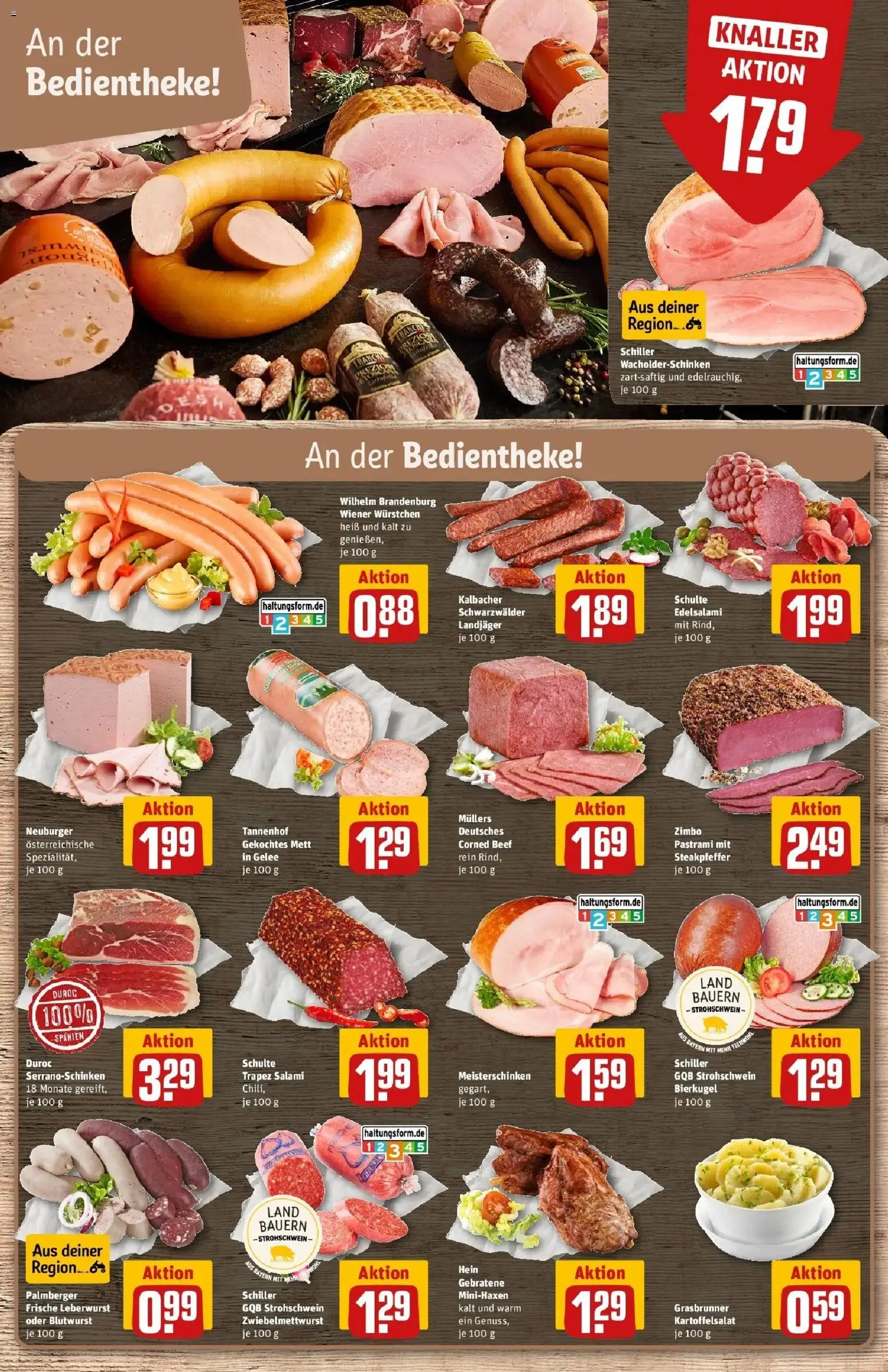 REWE Prospekt ab 28.09.2026 zum Blättern » Angebote | Seite: 16 | Produkte: Wiener wurstchen, Salami