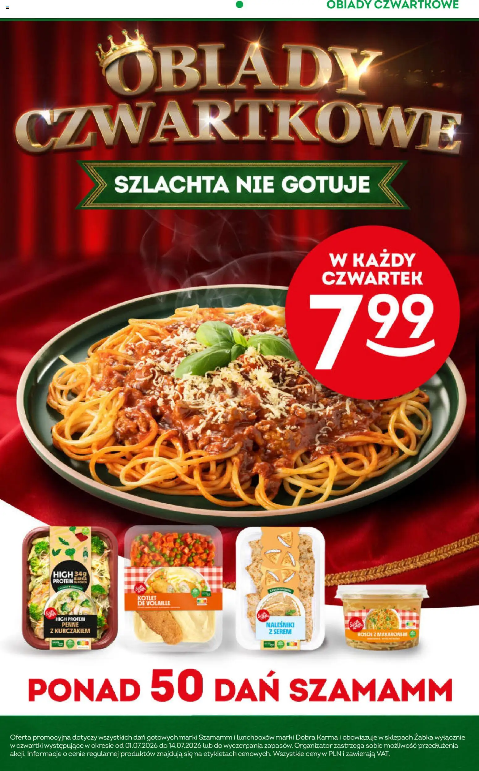 Żabka gazetka od 01.07.2026 | Strona: 5 | Produkty: Penne, Naleśniki