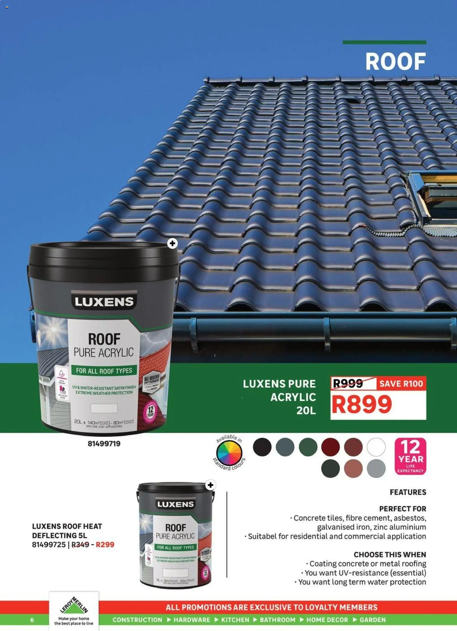 New Leroy Merlin catalogue – valid from 15.05.2026 | Page: 6 | Products: Coat, Water