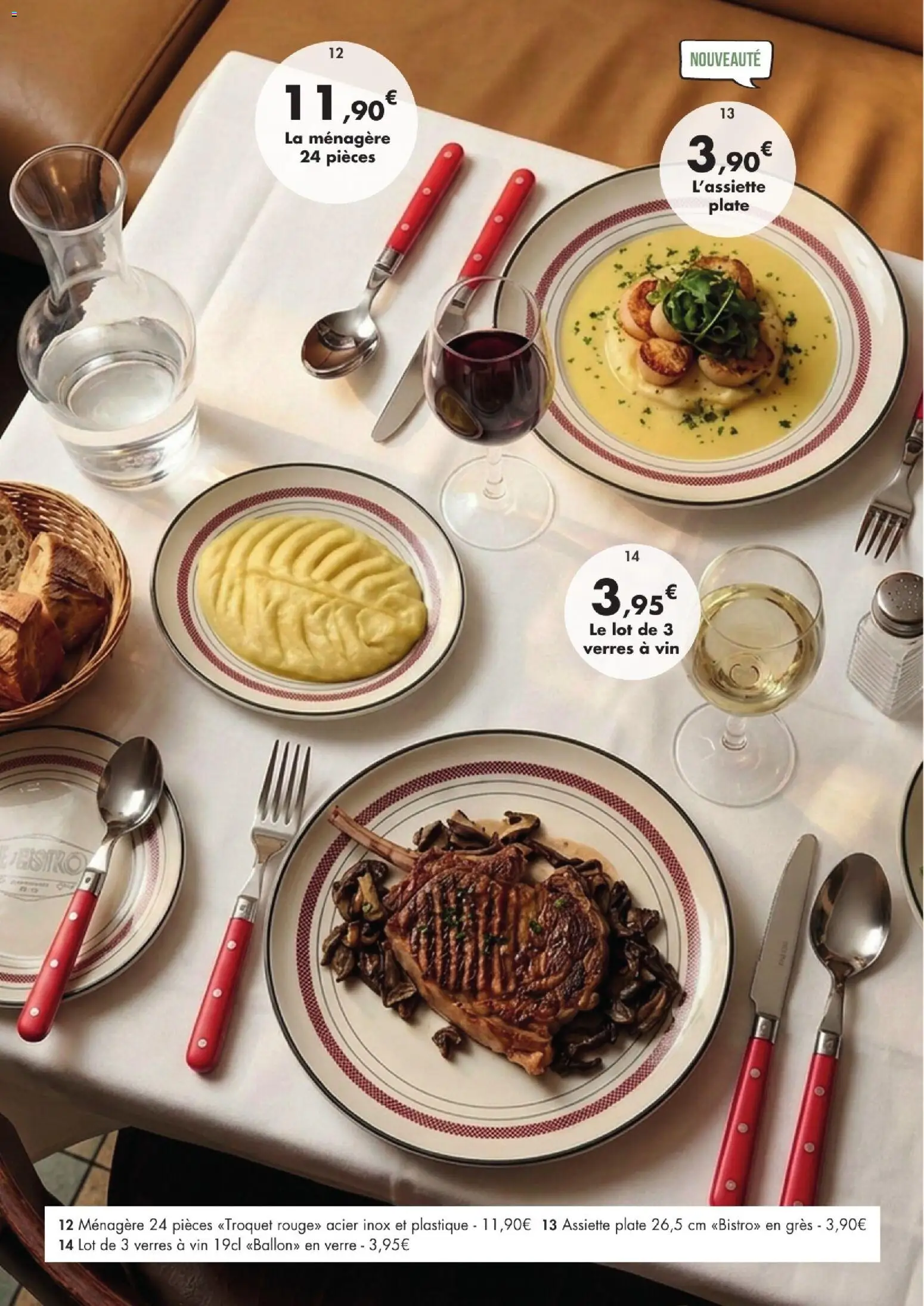 {H1} | Page: 11 | Produits: Verres, Vin, Verres à vin, Assiette