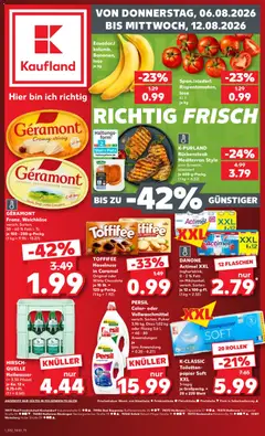 Kaufland DE -DE Folder - Voorbeeld van een folder van Kaufland DE, geldig van 06-08-2026