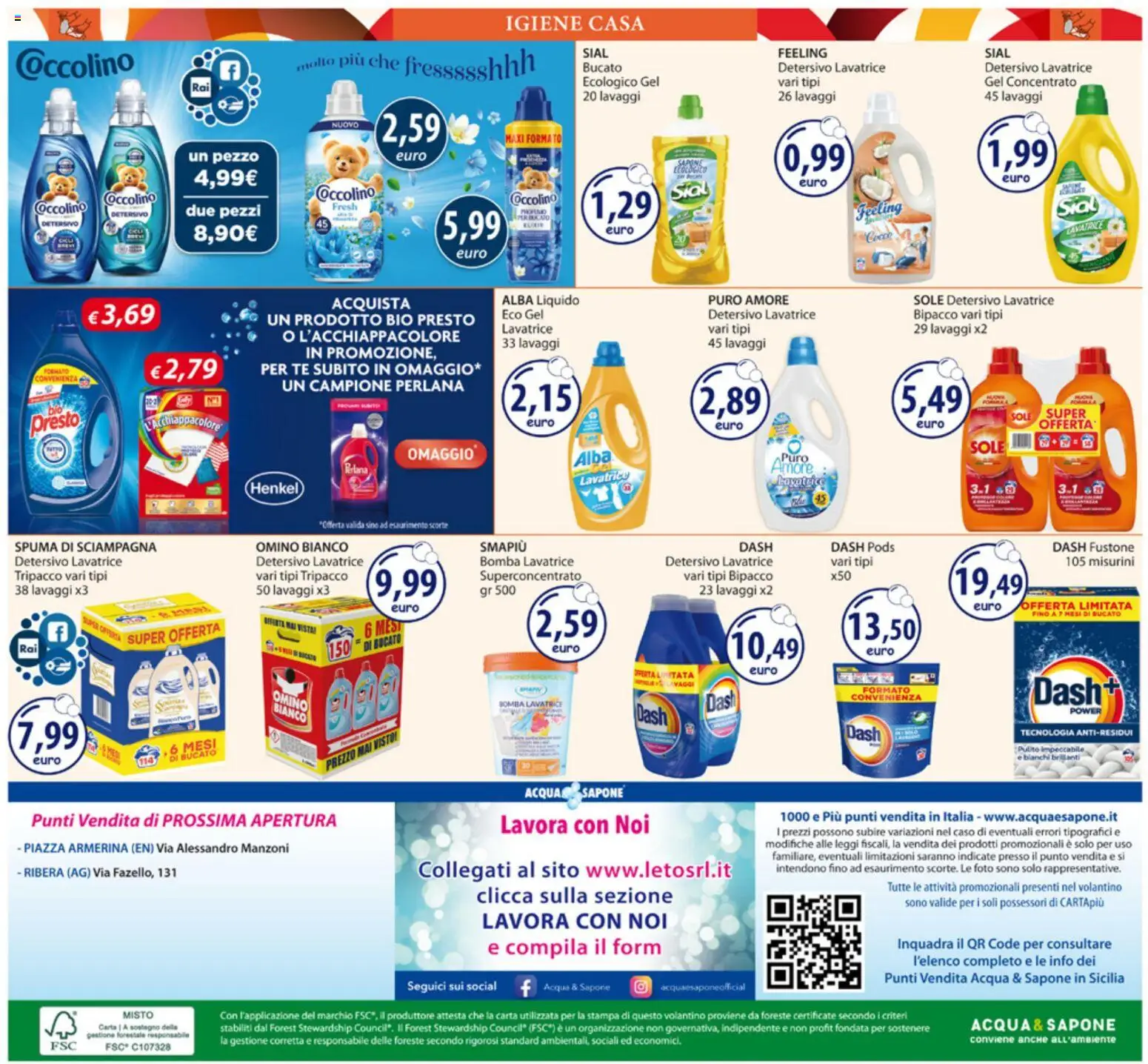 Volantino Acqua e Sapone del 24/08/2026 | Pagina: 20 | Prodotti: Sapone, Tè, Acqua, Stampa