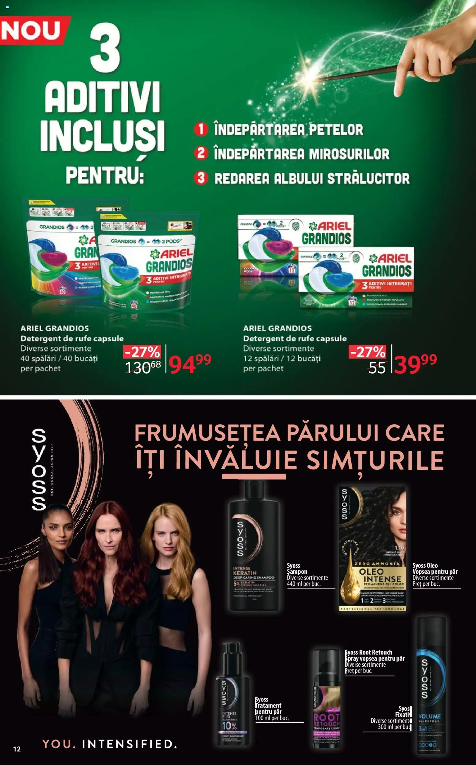 Noul catalog Selgros – valabil de la 26.06.2026 | Pagină: 12 | Produse: Tratament pentru păr, Vopsea, Șampon, Îndepărtarea petelor