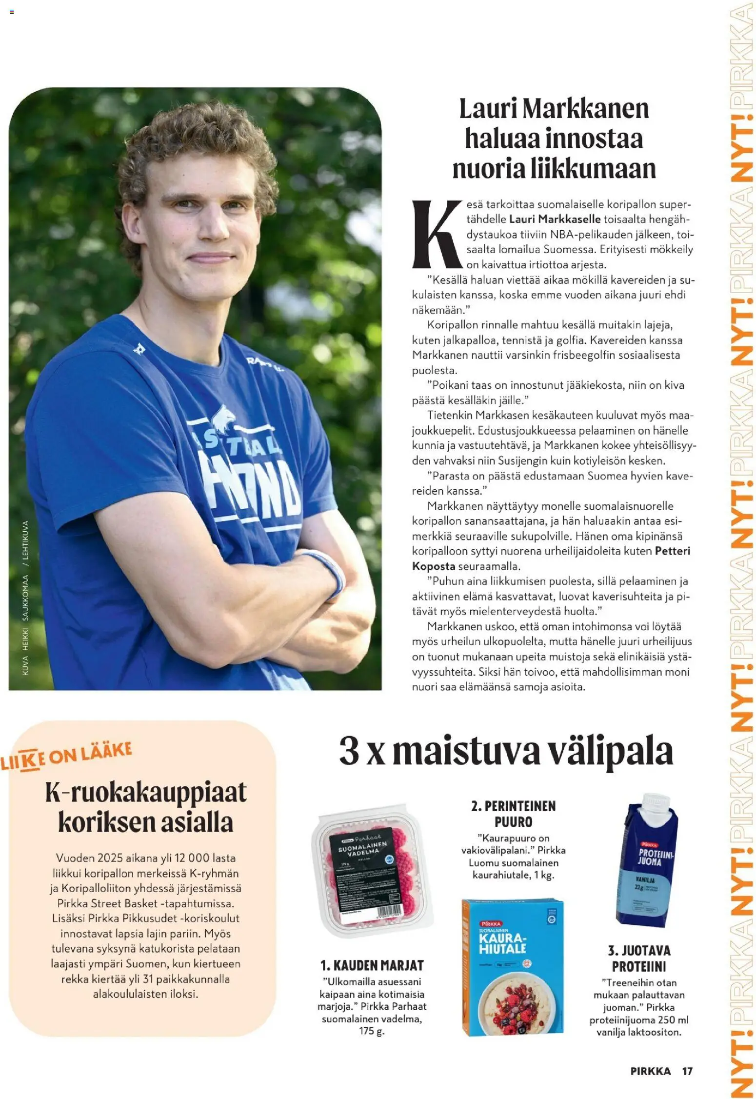 K-Citymarket tarjoukset - Pirkka – voimassa 10.06.2026 alkaen | Sivu: 17 | Tuotteet: Vadelma, Kaura, Voi