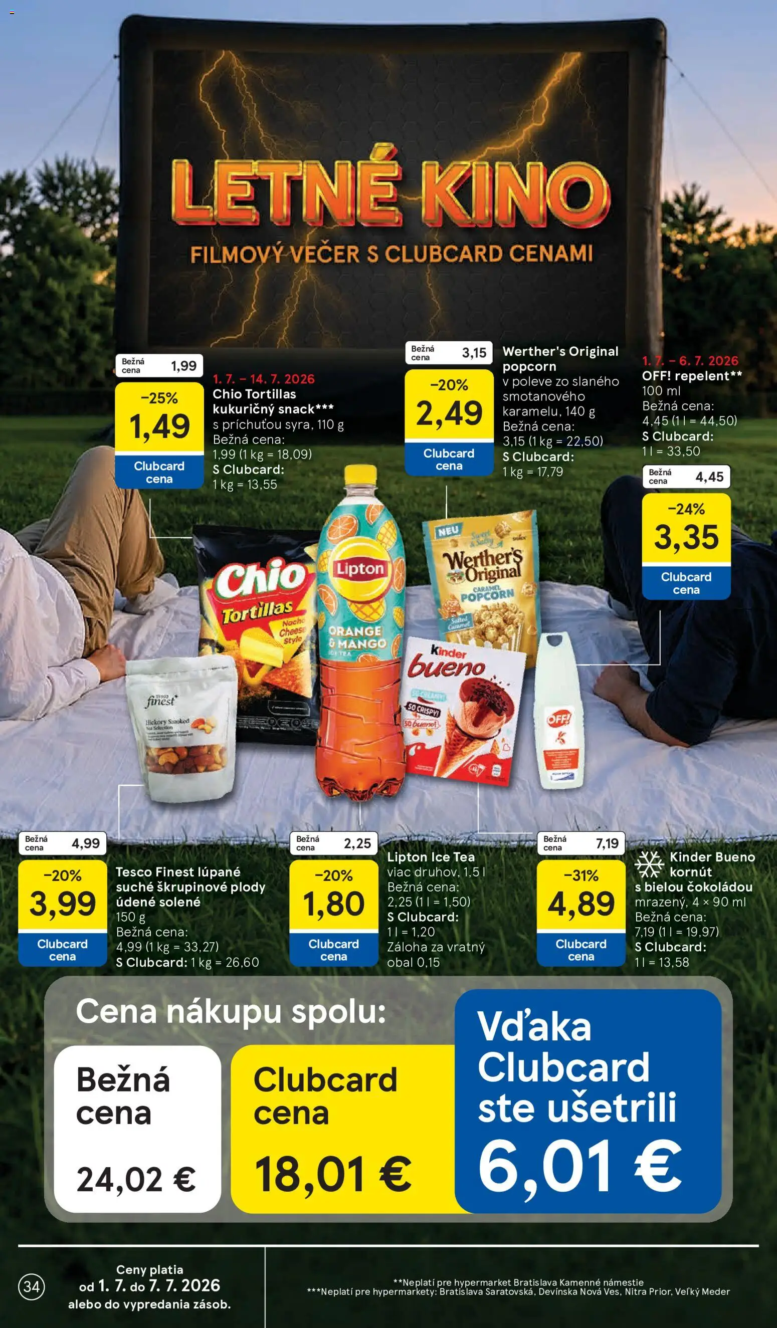 Nové Tesco akcie – leták je platný od 01.07.2026 | Strana: 34