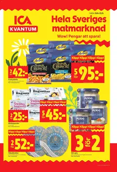 ICA Kvantum erbjudanden - Förhandsvisning av reklamblad från butik ICA Kvantum aktuell från 08.06.2026 | Sida: 9 | Produkter: Galler, Sill, Vitlök, Potatis