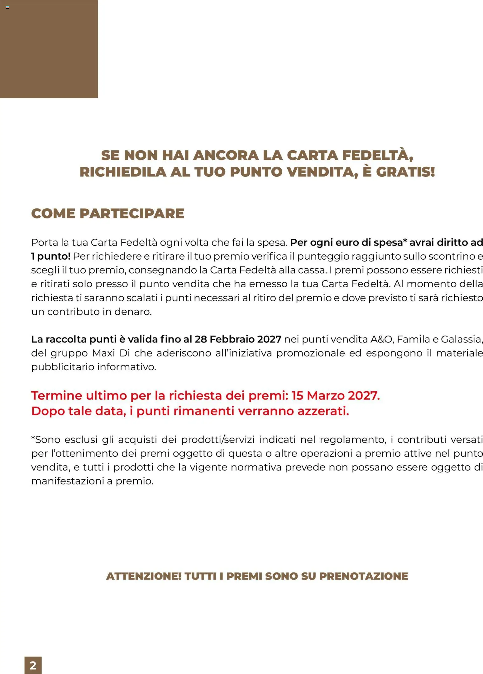 Volantino Galassia del 06/10/2026 | Pagina: 2 | Prodotti: Porta
