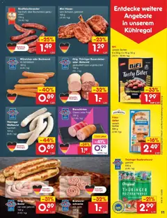 Netto Marken-Discount Prospekt Delitzsch ab 27.07.2026 gültig | Seite: 17 | Produkte: Bifi, Bratwurst, Weißwurst, Fleisch