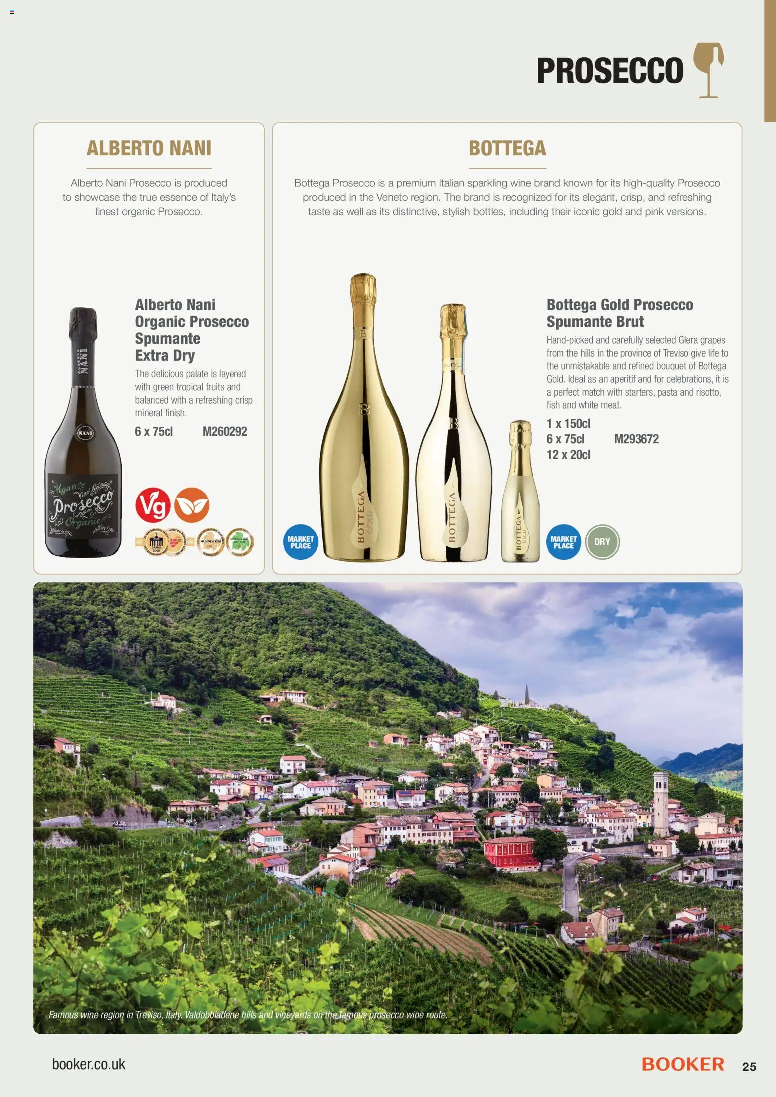 {H1} | Page: 25 | Products: Grapes, Prosecco, Wine, Fish