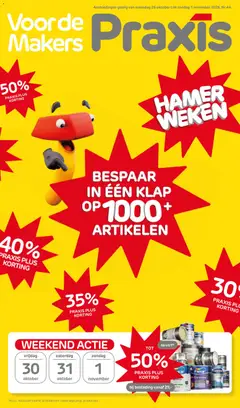 Praxis folder - Voorbeeld van een folder van Praxis, geldig van 26-10-2026