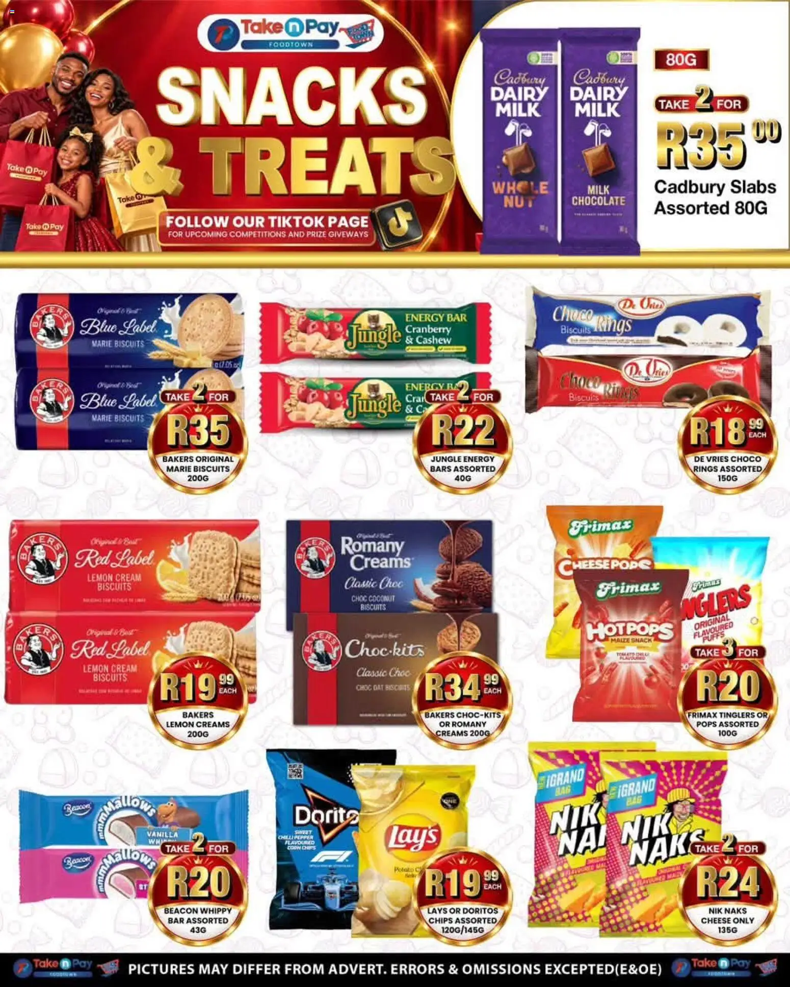 New Take n Pay catalogue – valid from 21/09/2026 | Page: 9 | Products: Vanilla, Milk, Chocolate, Chips