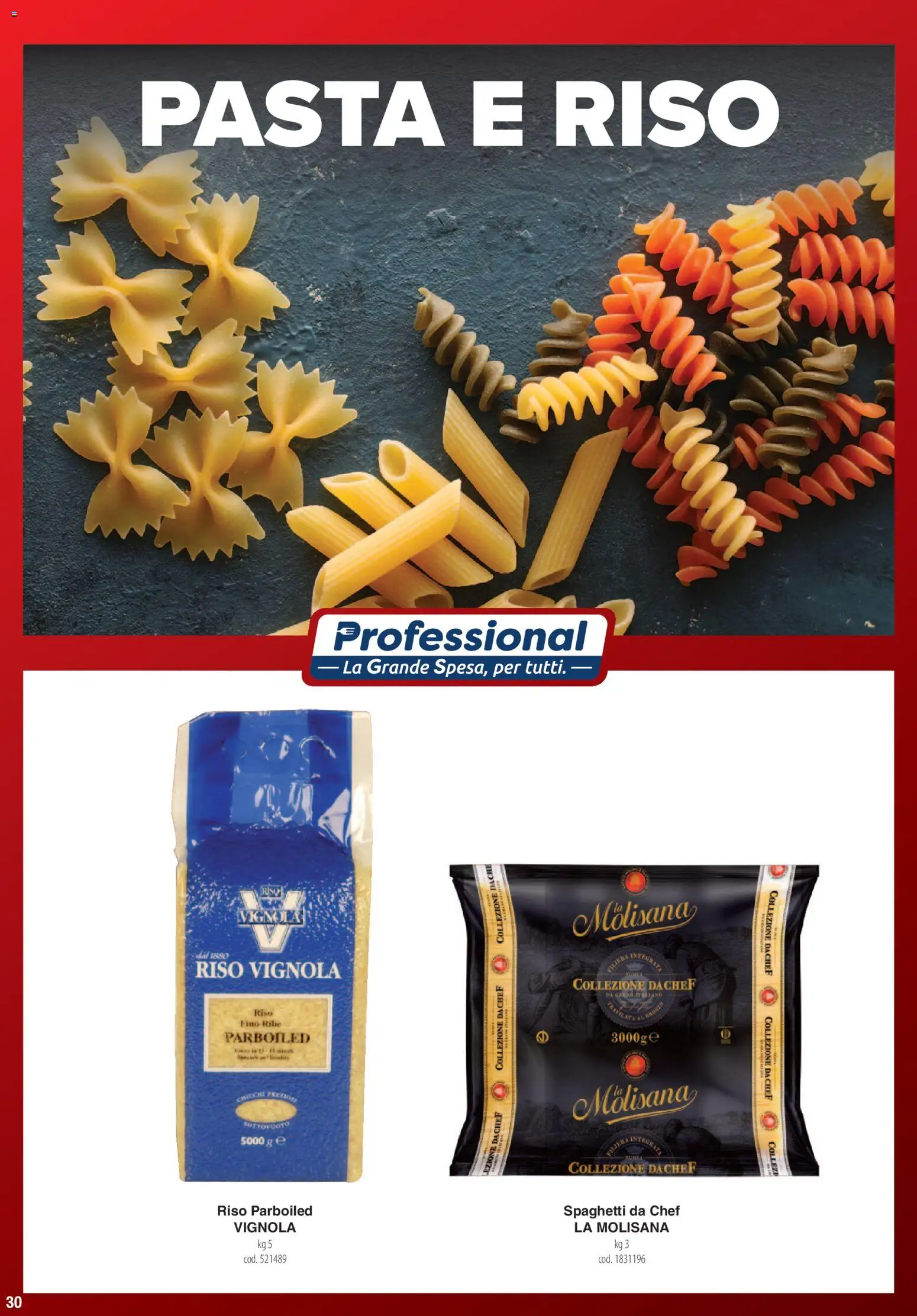 Volantino Carrefour del 01.06.2026 | Pagina: 30 | Prodotti: Riso, Pasta