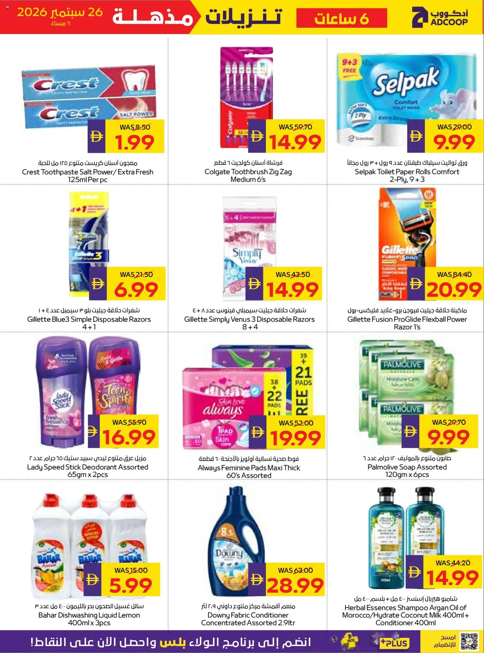{H1} | Page: 5 | Products: Paper, Razors, Pads, Lemon