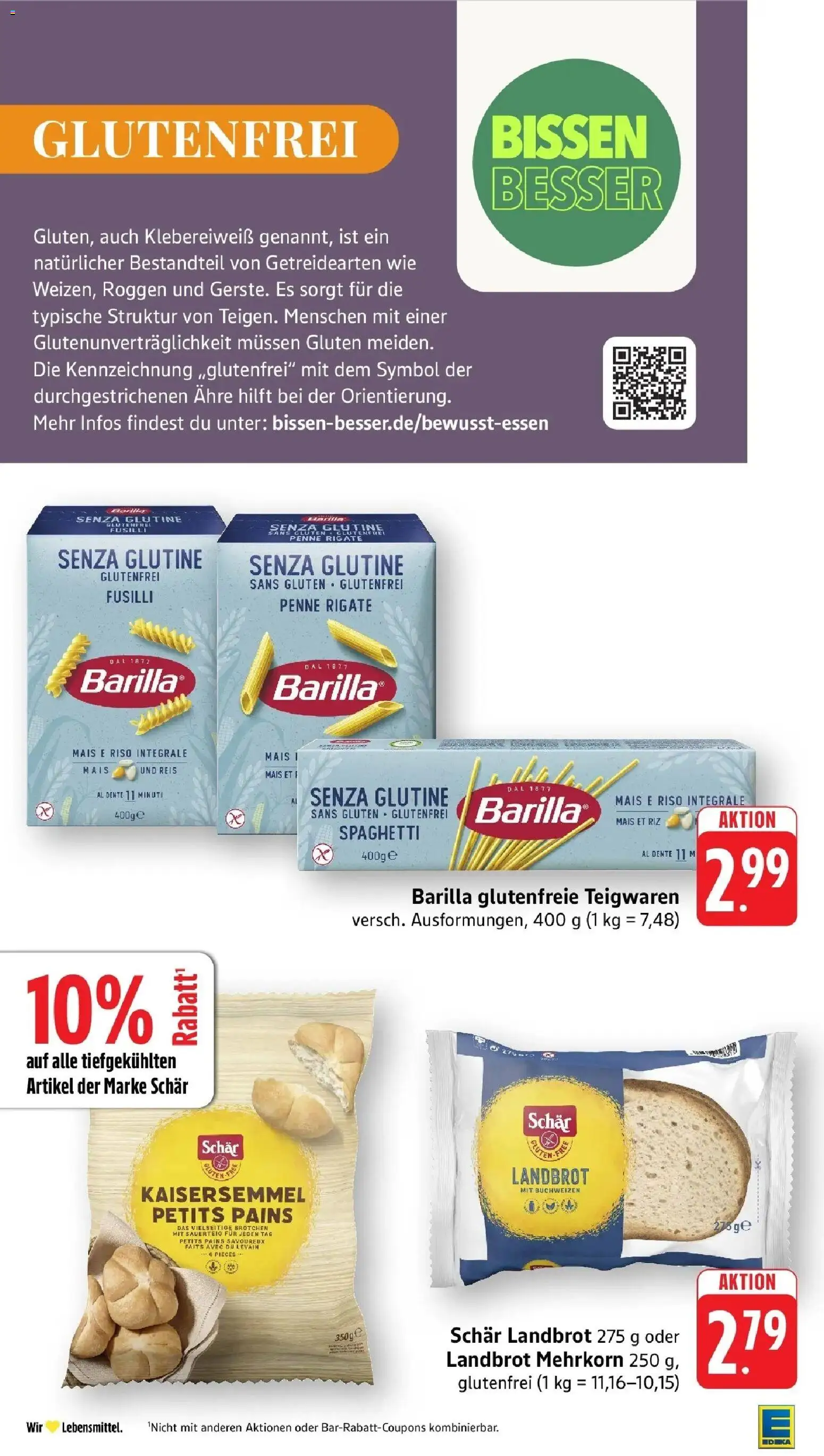 Edeka Prospekt Reutlingen (ab 12.10.2026) » Angebote Online | Seite: 22 | Produkte: Mais, Barilla, Spaghetti, Reis