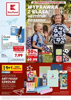 Pogląd oferty "Kaufland gazetka - Wszystko do szkoły" - ważna od 27.08.2026