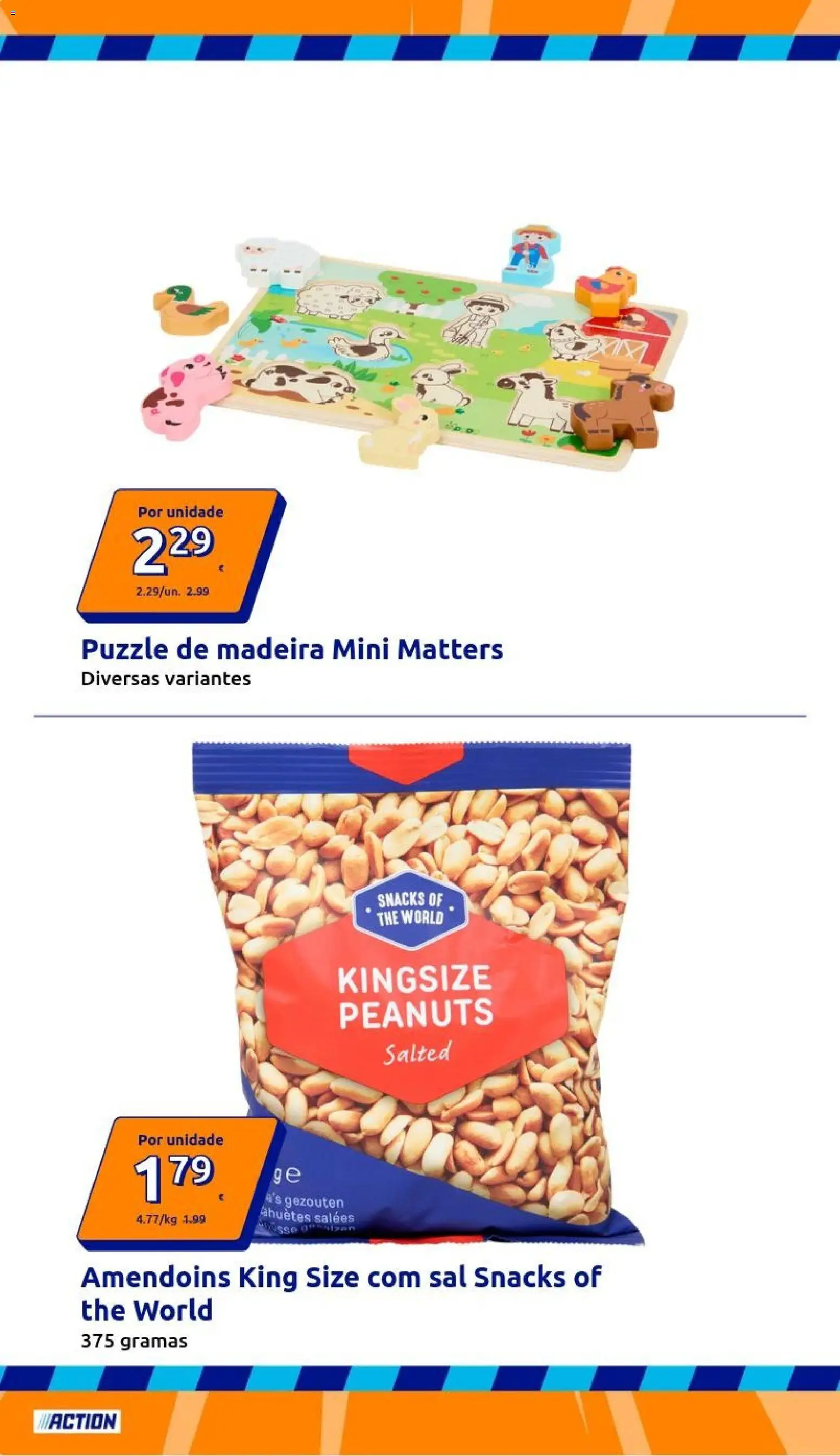 Action folheto │ válido de 23/09/2026 | Página: 18 | Produtos: Amendoins, Sal, Snacks