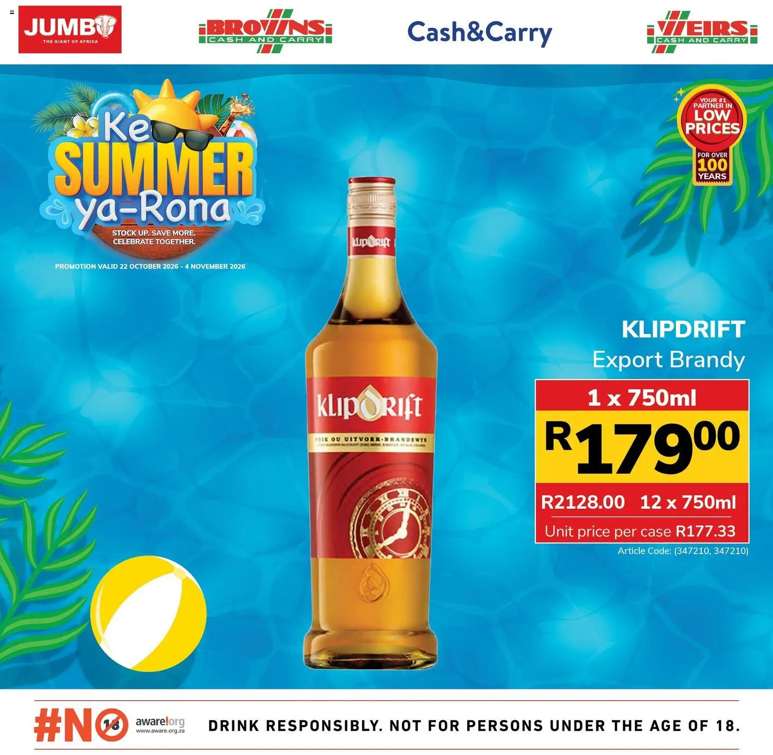 New Jumbo catalogue – valid from 22/10/2026 | Page: 9 | Products: Case, Brandy, Stock