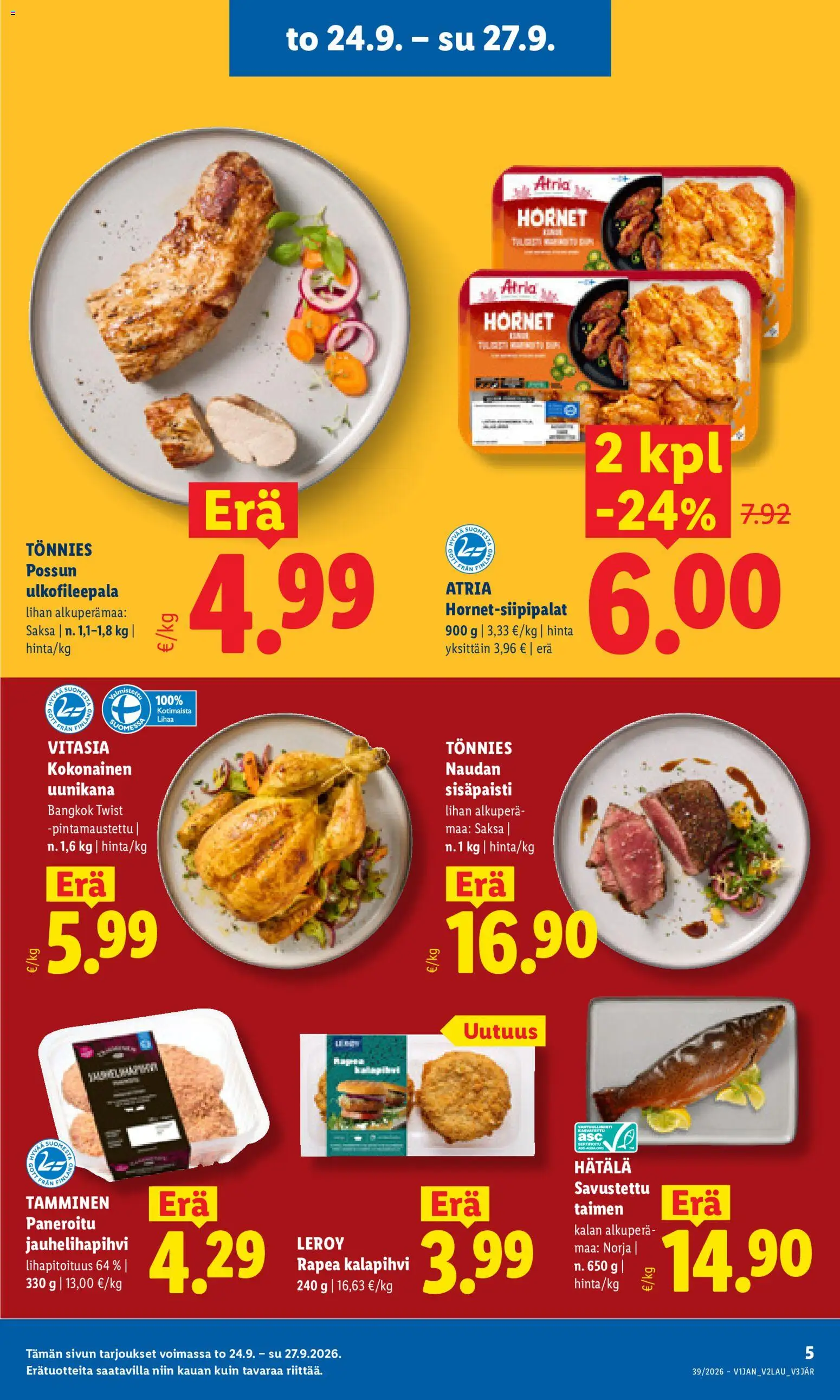 Lidl tarjoukset Vihti – voimassa 24/09/2026 alkaen | Sivu: 5